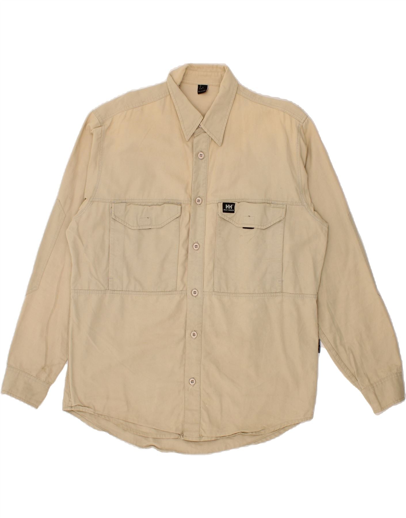 image of HELLY HANSEN Mens Shirt Large Beige