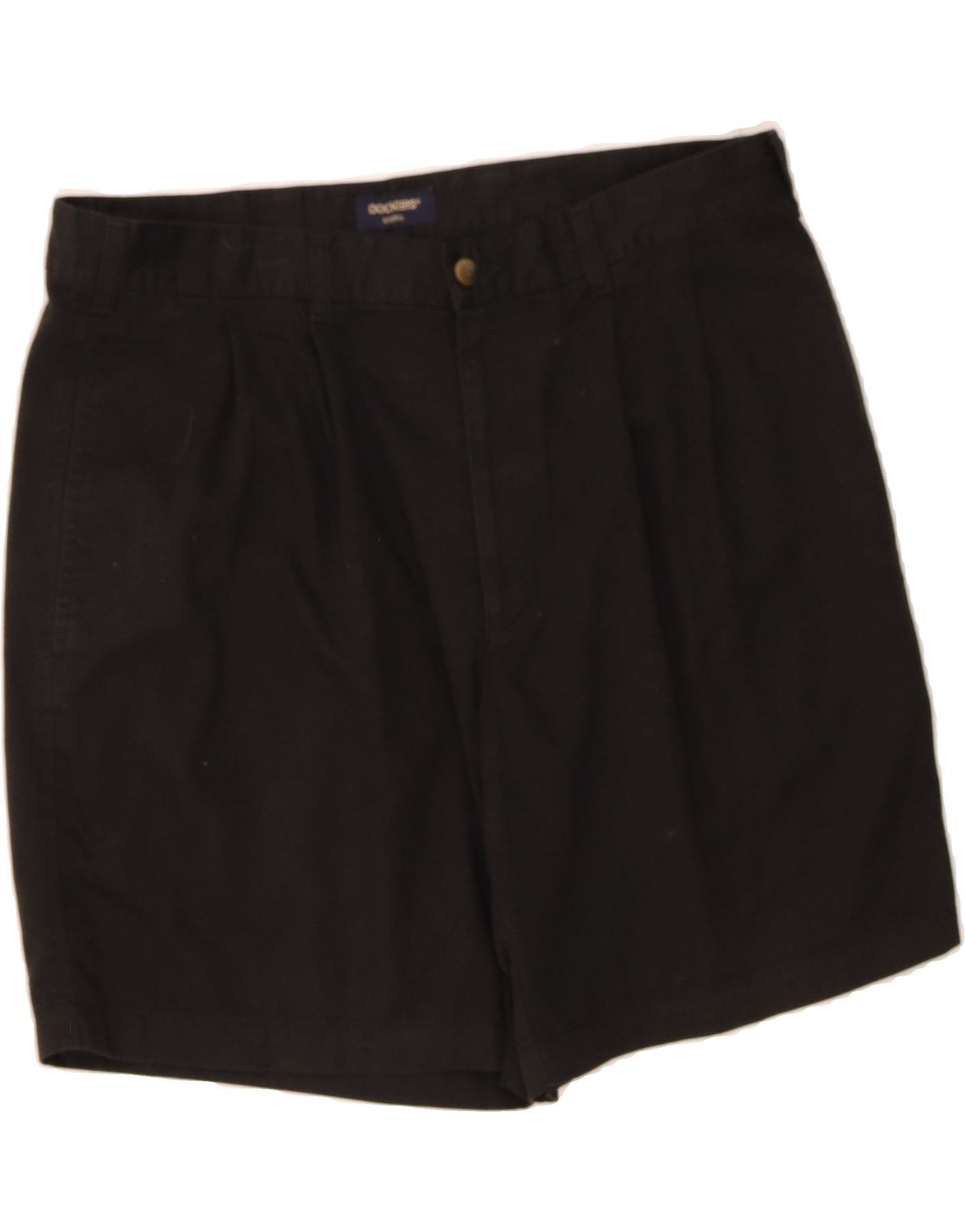 image of DOCKERS Womens Khakis Pegged Chino Shorts W36 XL Black