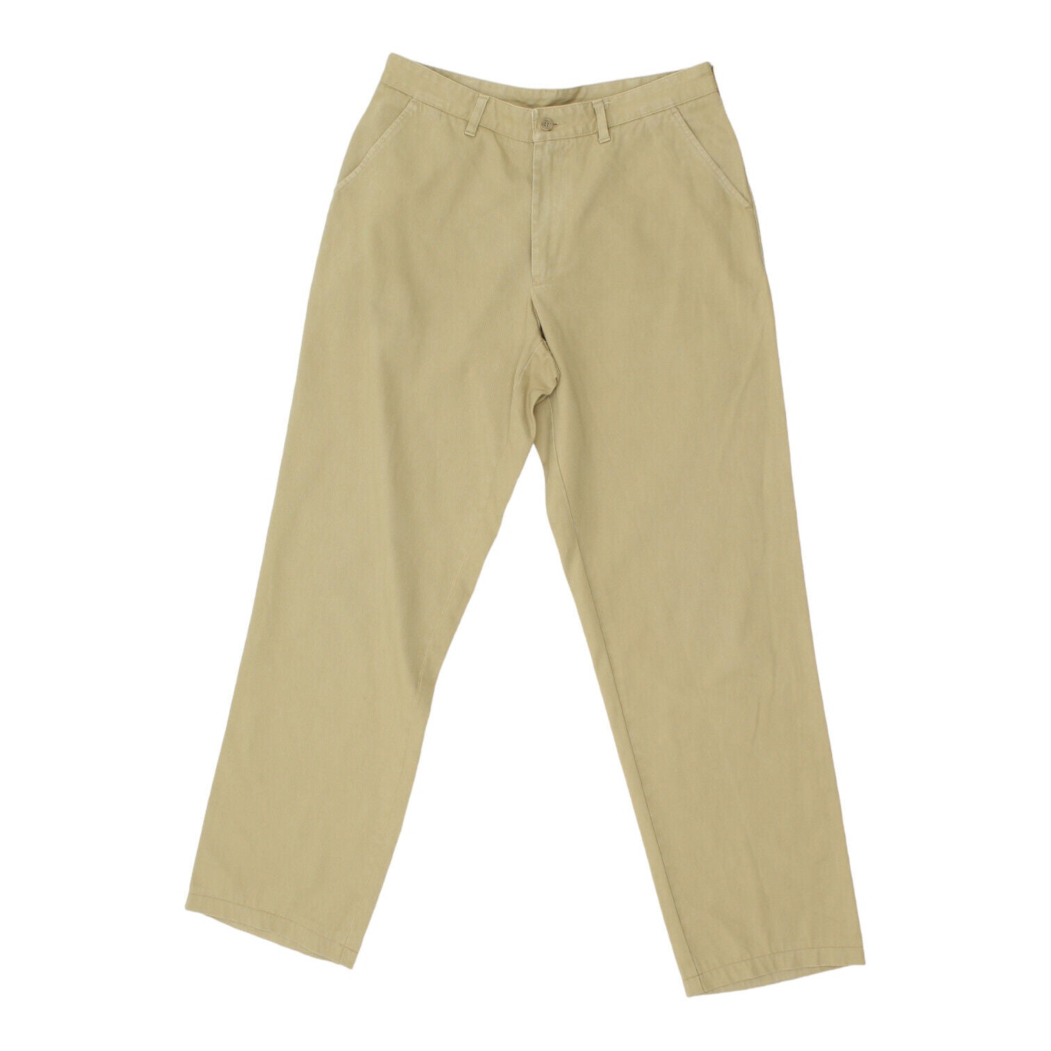 image of Valentino Mens Beige Straight Chino Trousers | Vintage Luxury Designer Denim VTG