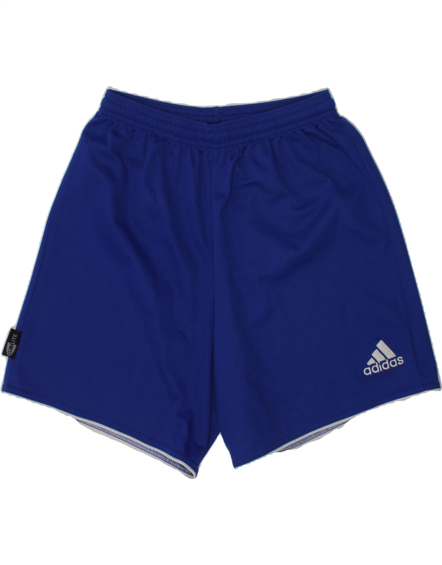 ADIDAS Boys Climalite Sport Shorts 9-10 Years XS  Navy Blue Polyester