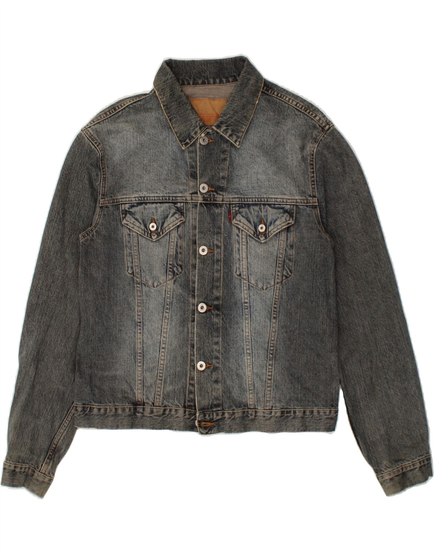 image of MET Womens Denim Jacket UK 18 XL Blue Cotton