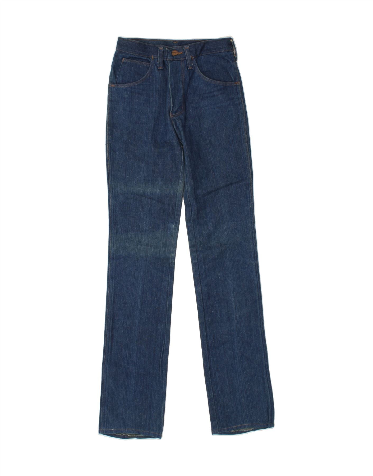 image of WRANGLER Womens Slim Jeans W26 L35 Blue Cotton