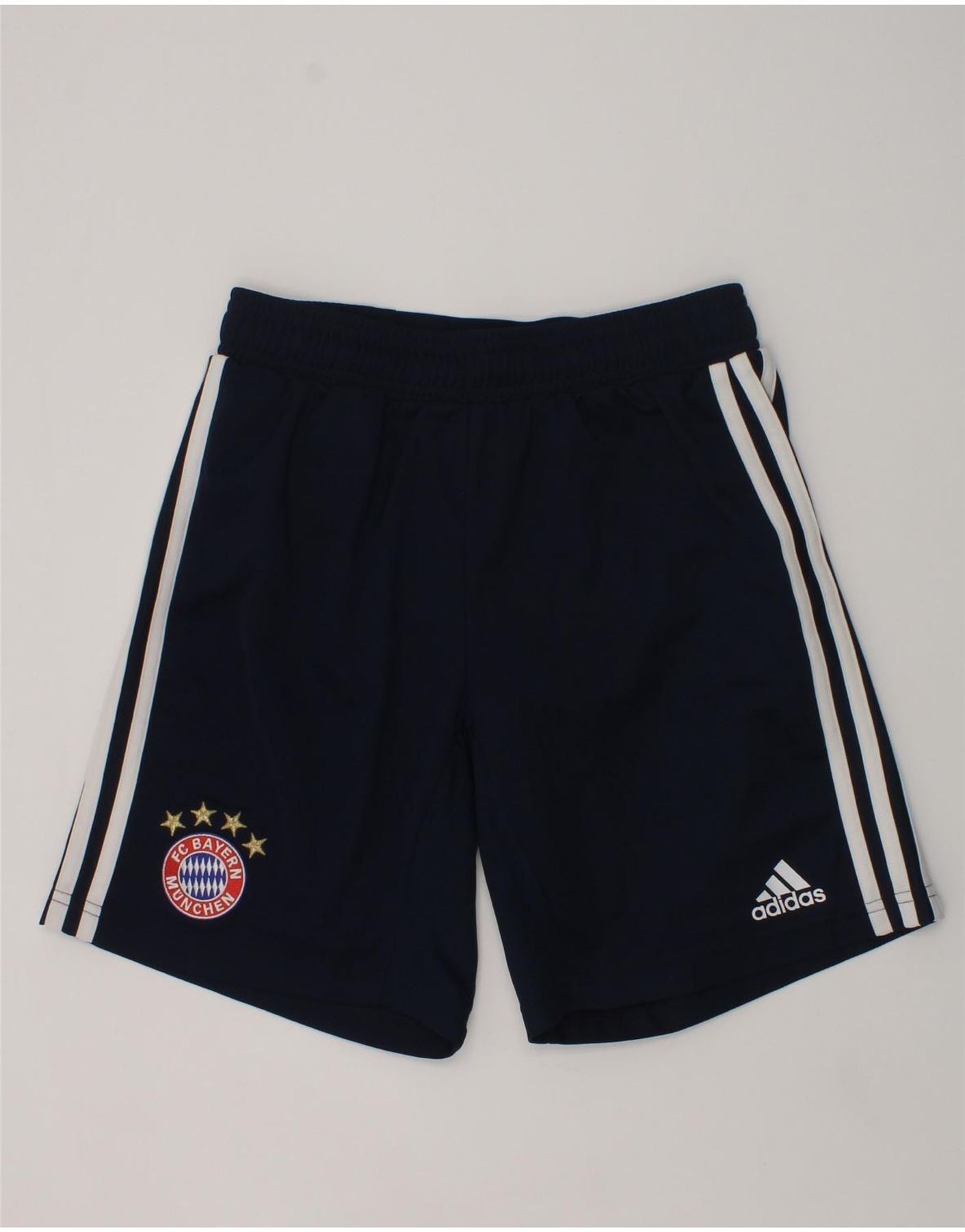 ADIDAS Boys Climacool Sport Shorts 11-12 Years Navy Blue Polyester