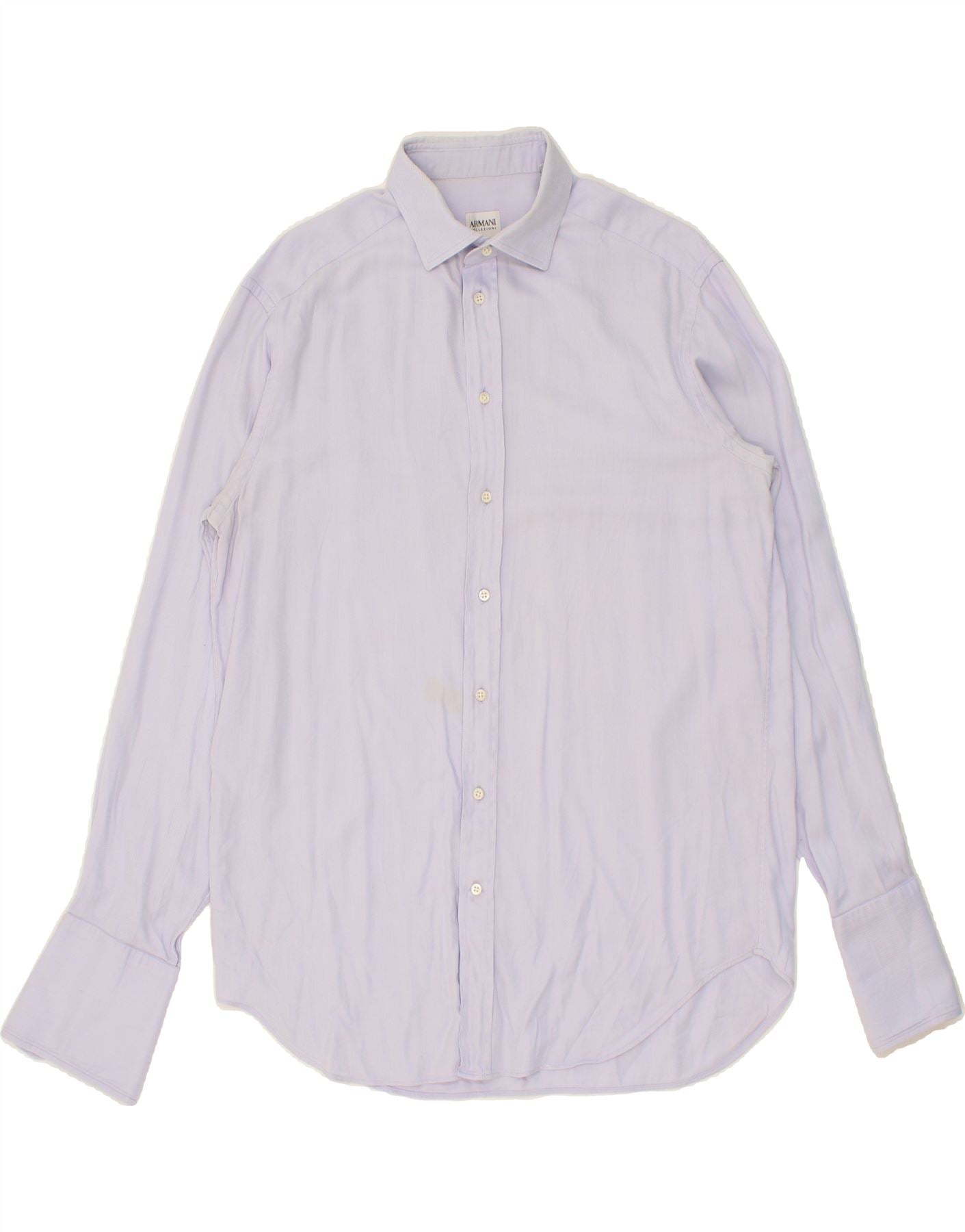 image of ARMANI COLLEZIONI Mens Shirt Size 16 41 Large Purple