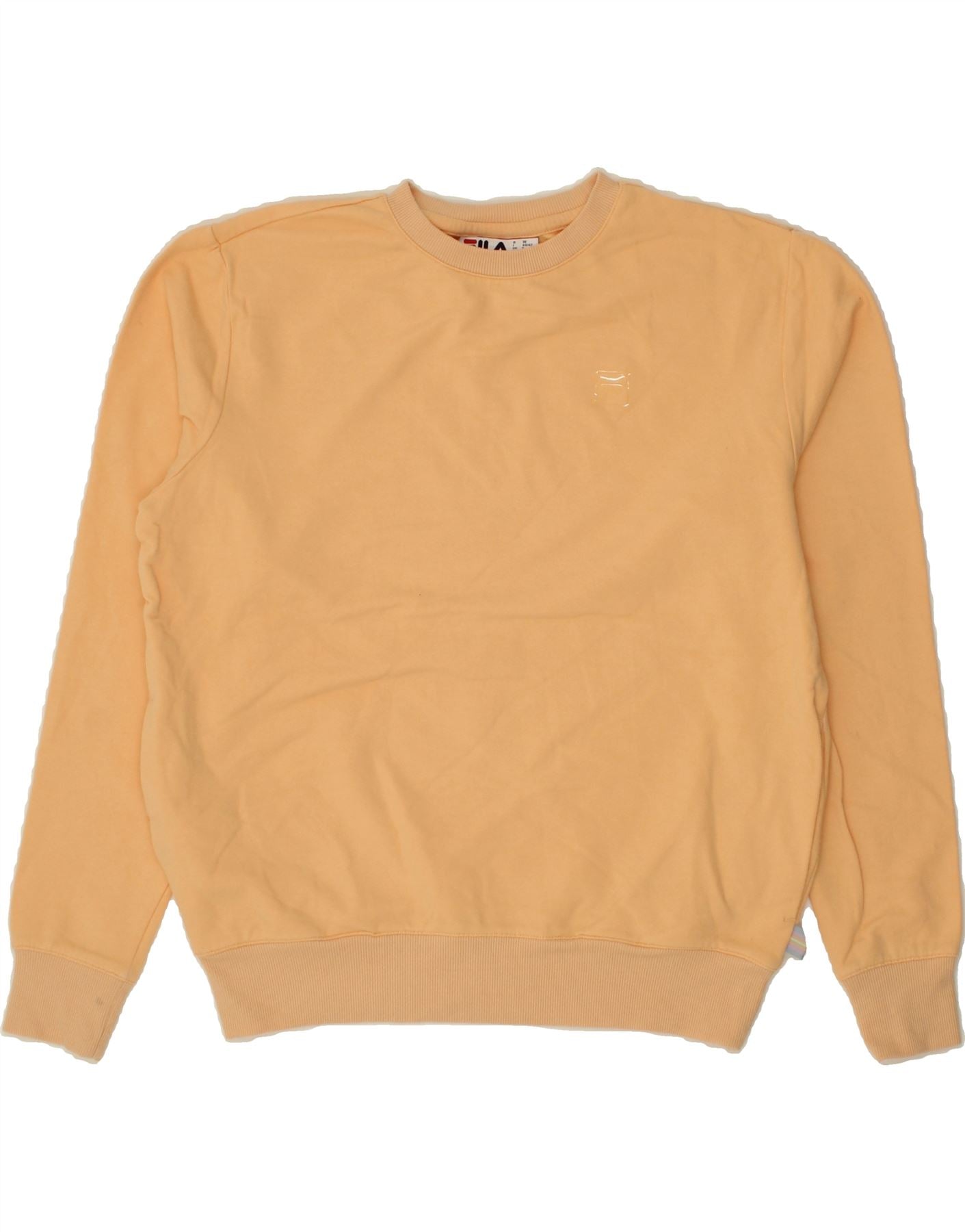 image of FILA Mens Sweatshirt Jumper Small Beige Cotton