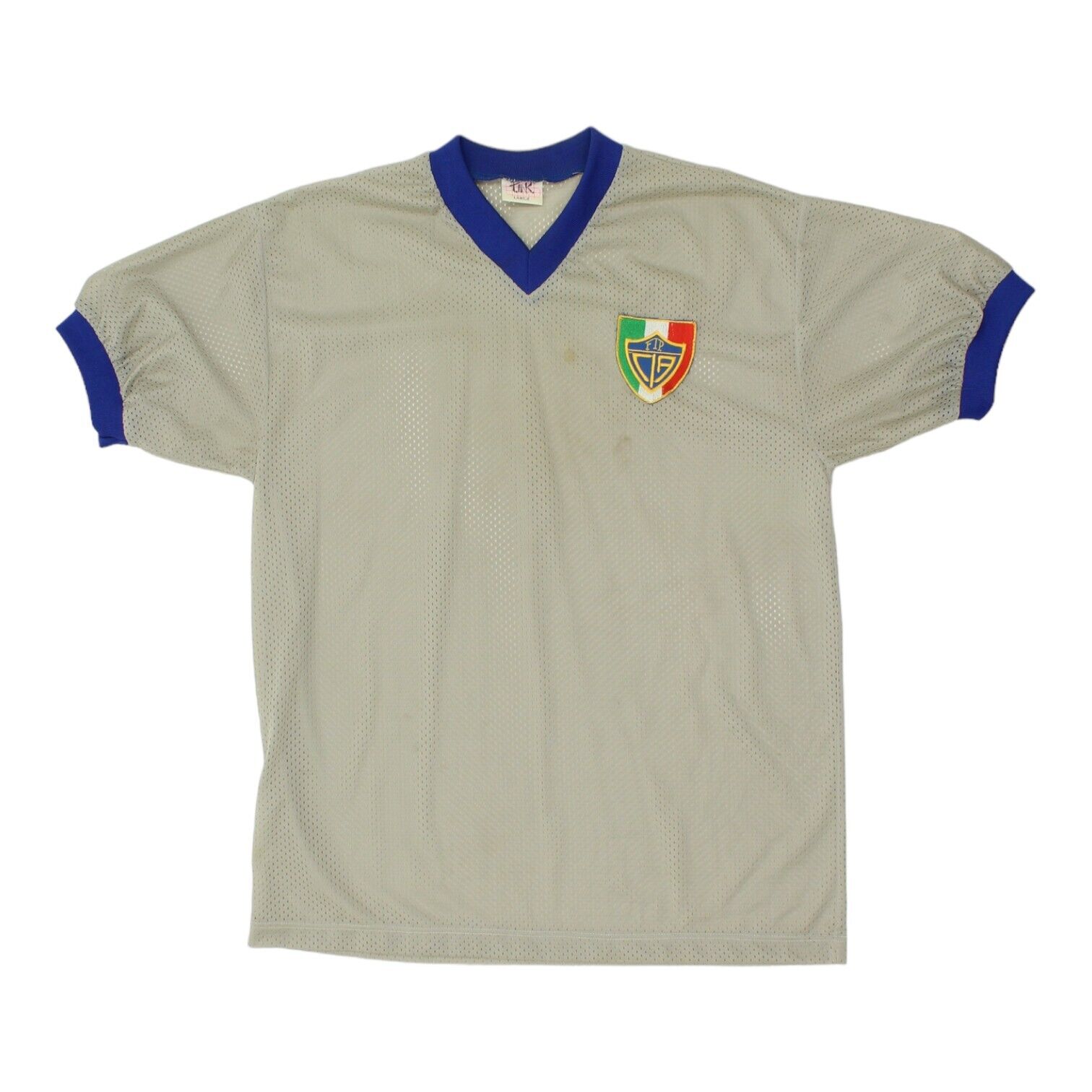 Image of Italian Basketball Federation Mens Grey Mesh Tshirt | Vintage 90s Sportswear VTG