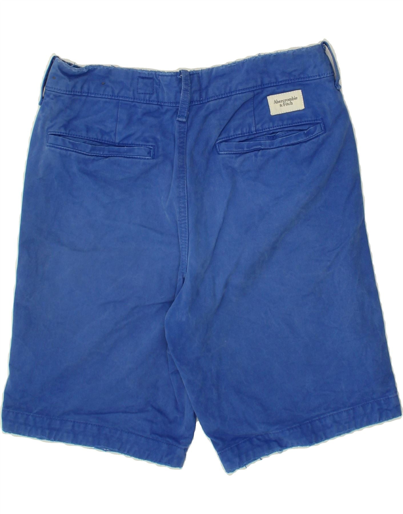 ABERCROMBIE & FITCH Mens Chino Shorts W30 Medium  Blue Cotton