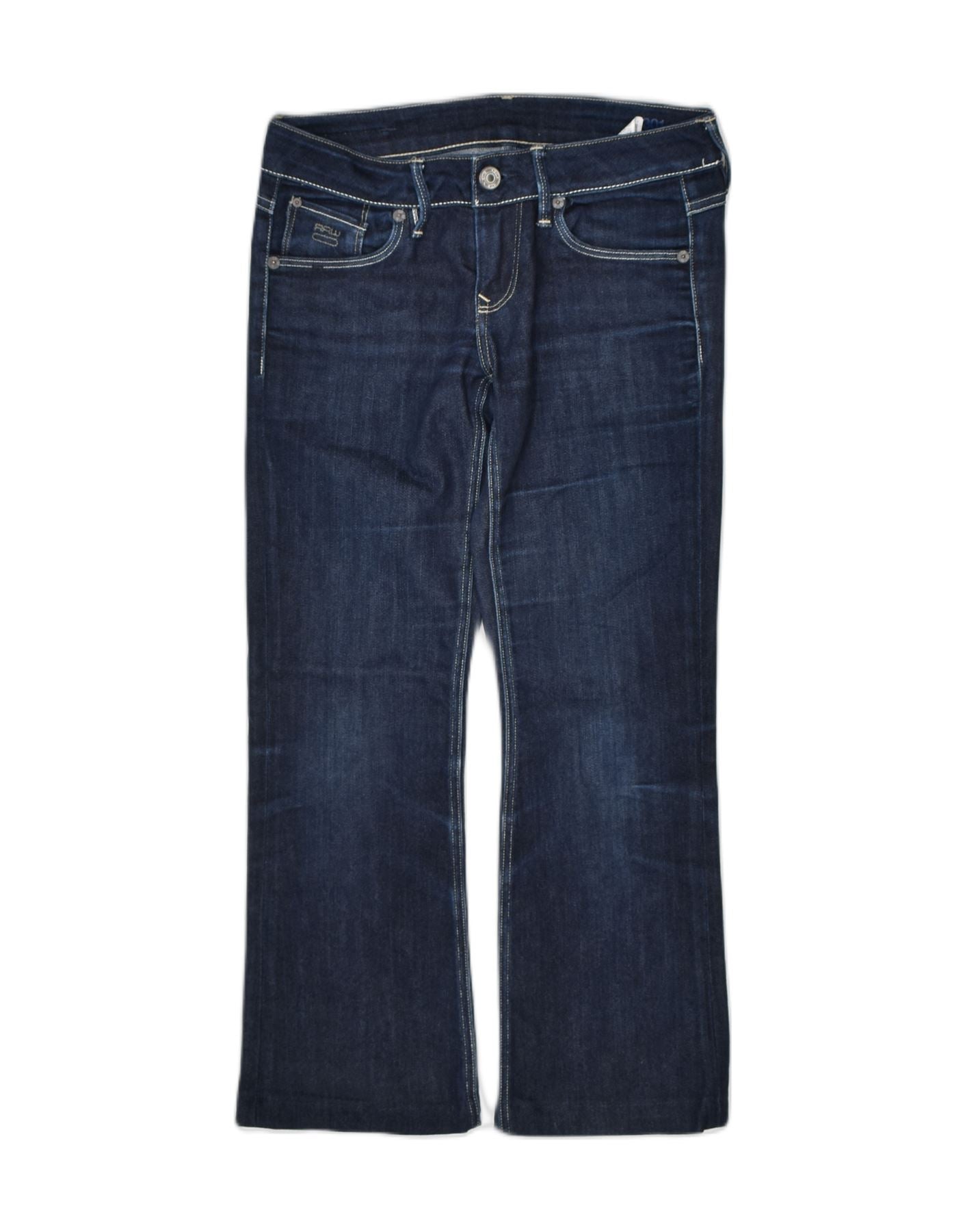 Image of G-STAR RAW Womens 3301 Bootcut Jeans W28 L28 Blue Cotton