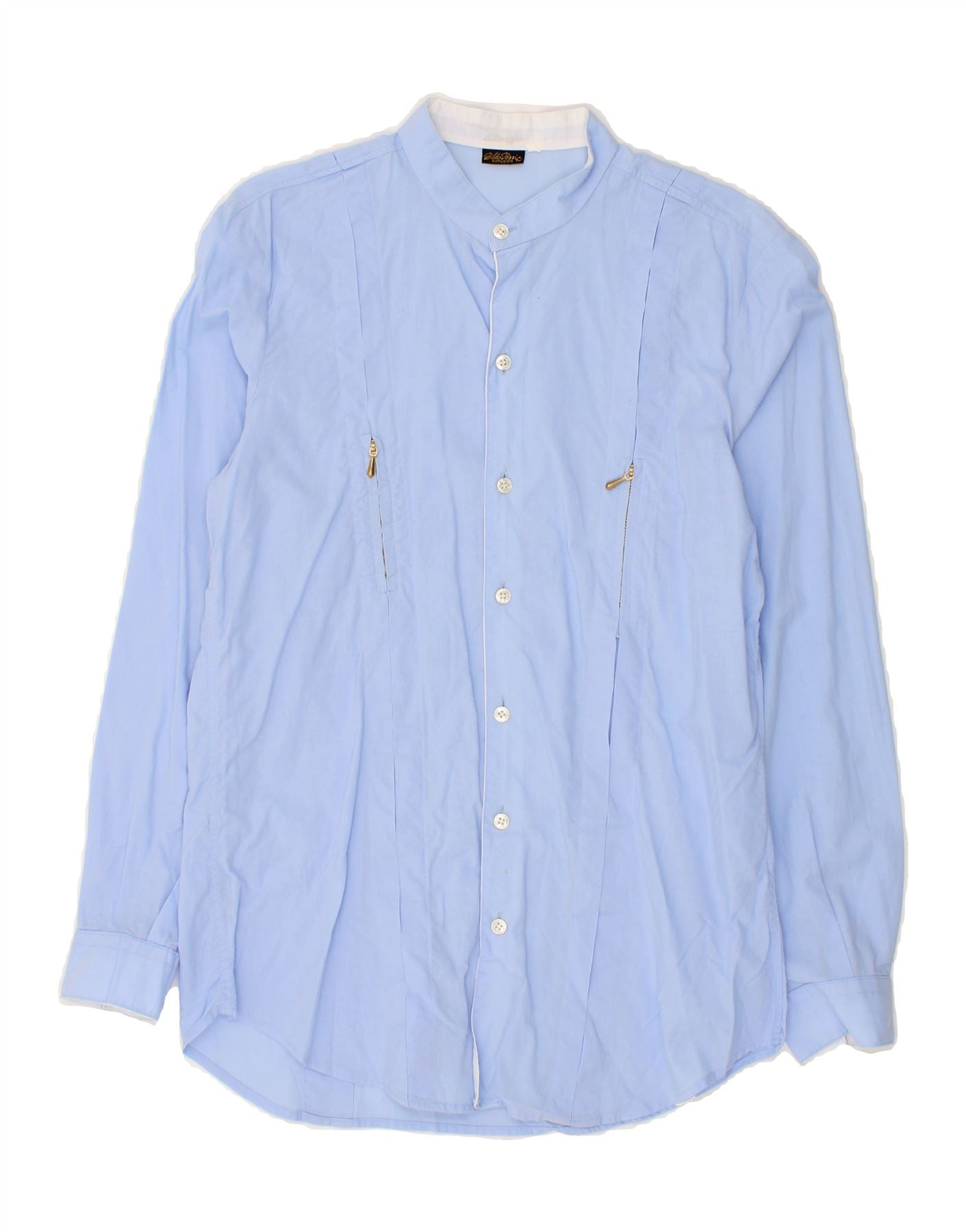 image of VINTAGE Mens Shirt Small Blue