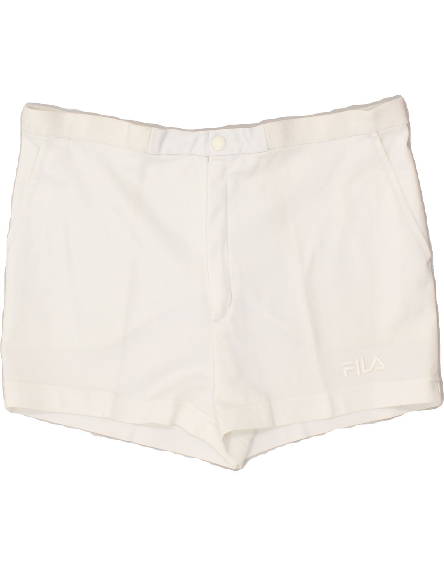 image of FILA Mens Chino Shorts IT 52 Large W36 White