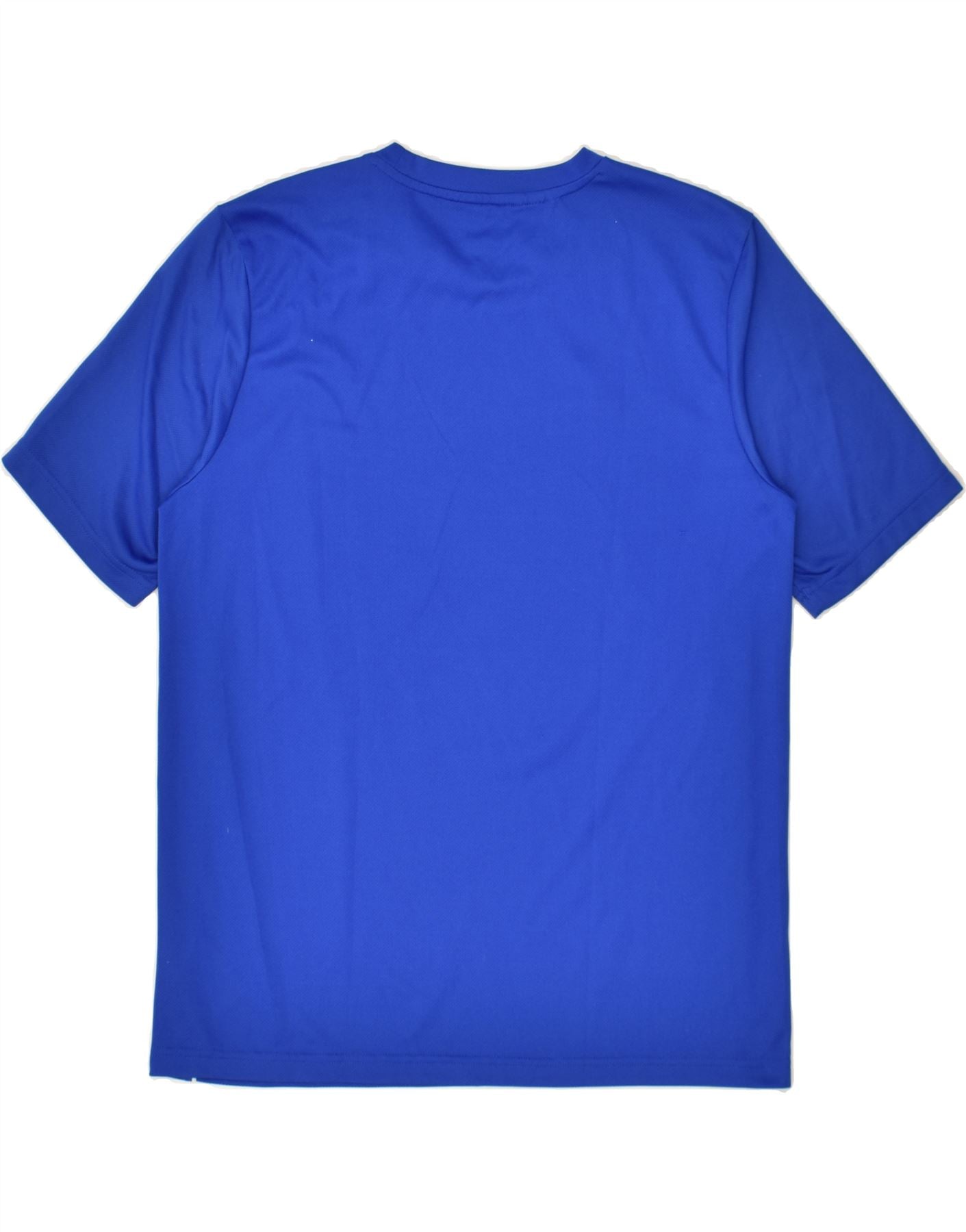 ADIDAS Boys Aeroready T-Shirt Top 15-16 Years XL Blue Polyester