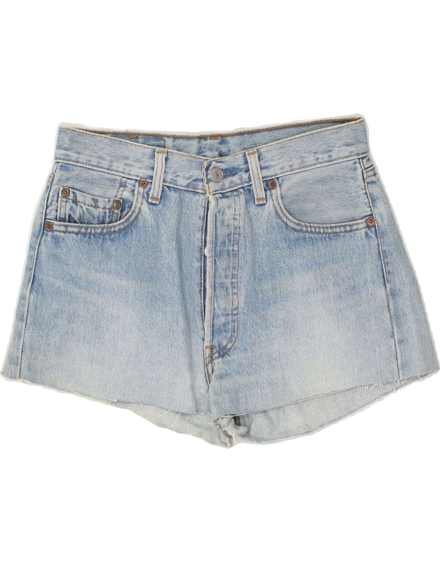 image of LEVI'S Womens Denim Shorts W30 Medium Blue