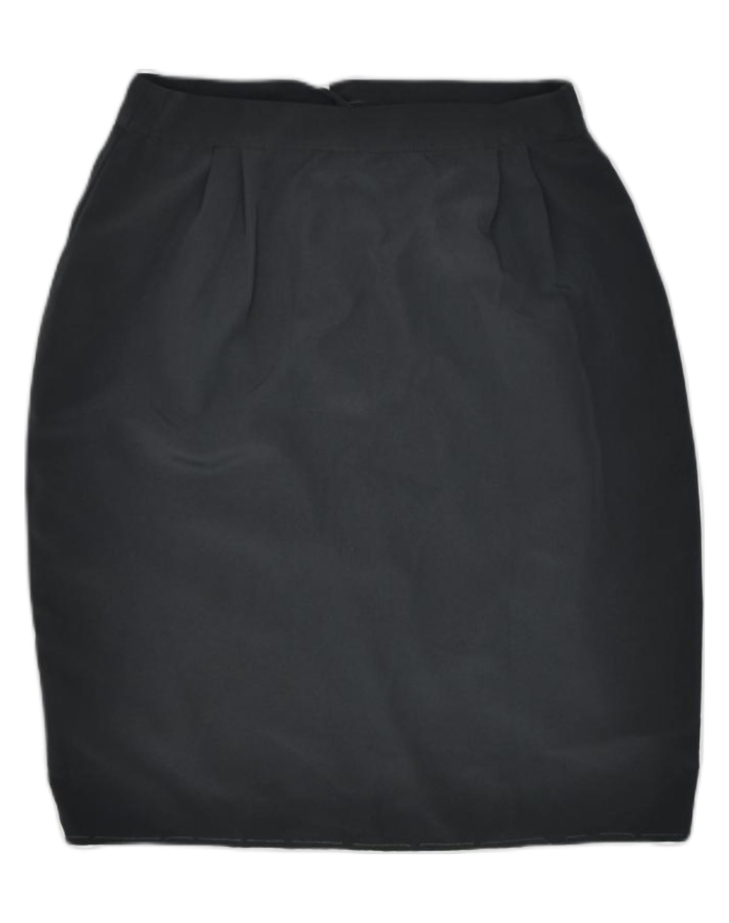 image of VINTAGE Womens Pencil Skirt W28 Medium Black Polyester