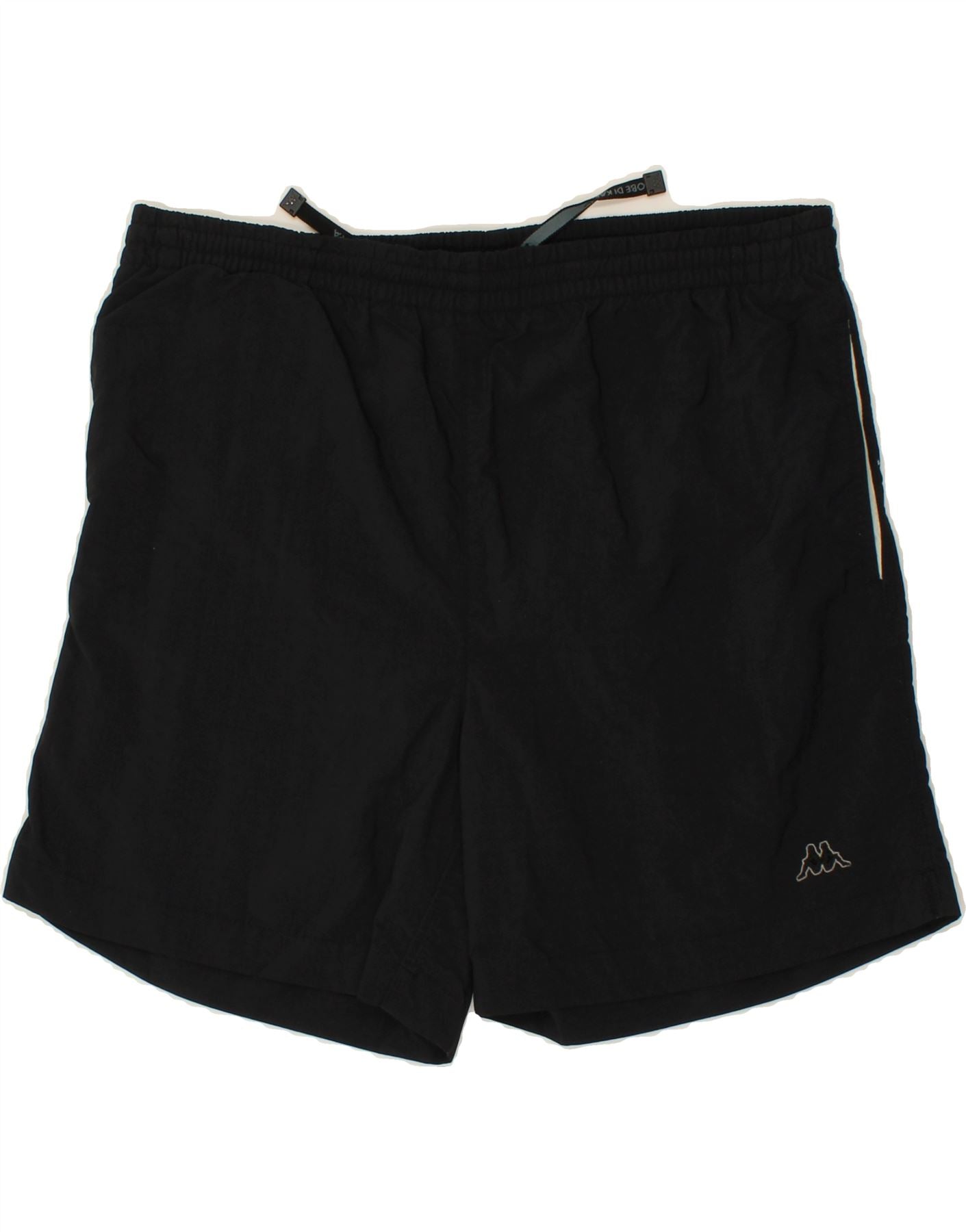 image of KAPPA Mens Sport Shorts Medium Black Nylon