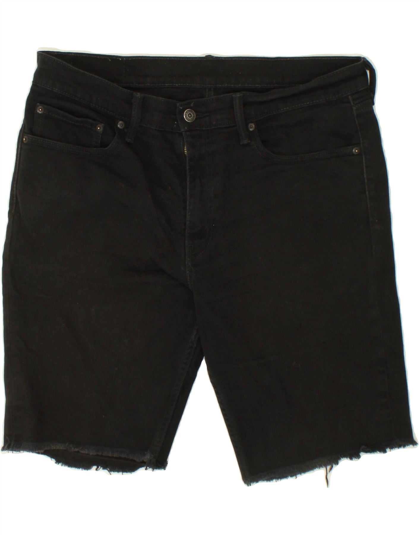 image of LEVI'S Mens Denim Shorts W36 Large Black Cotton