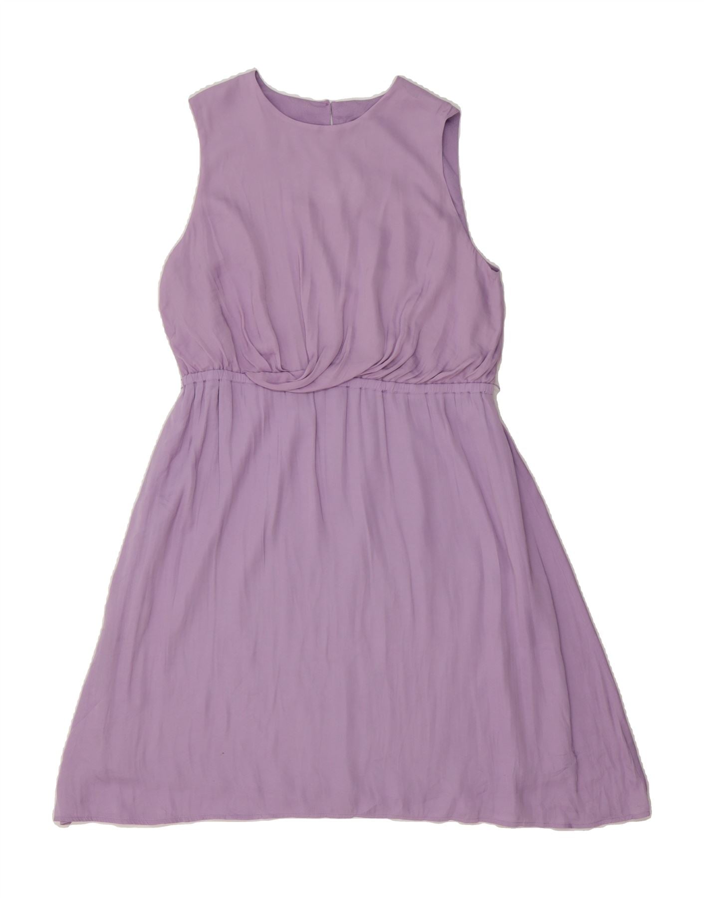 image of MOSSIMO Womens Sleeveless A-Line Dress UK 18 XL Purple Polyester