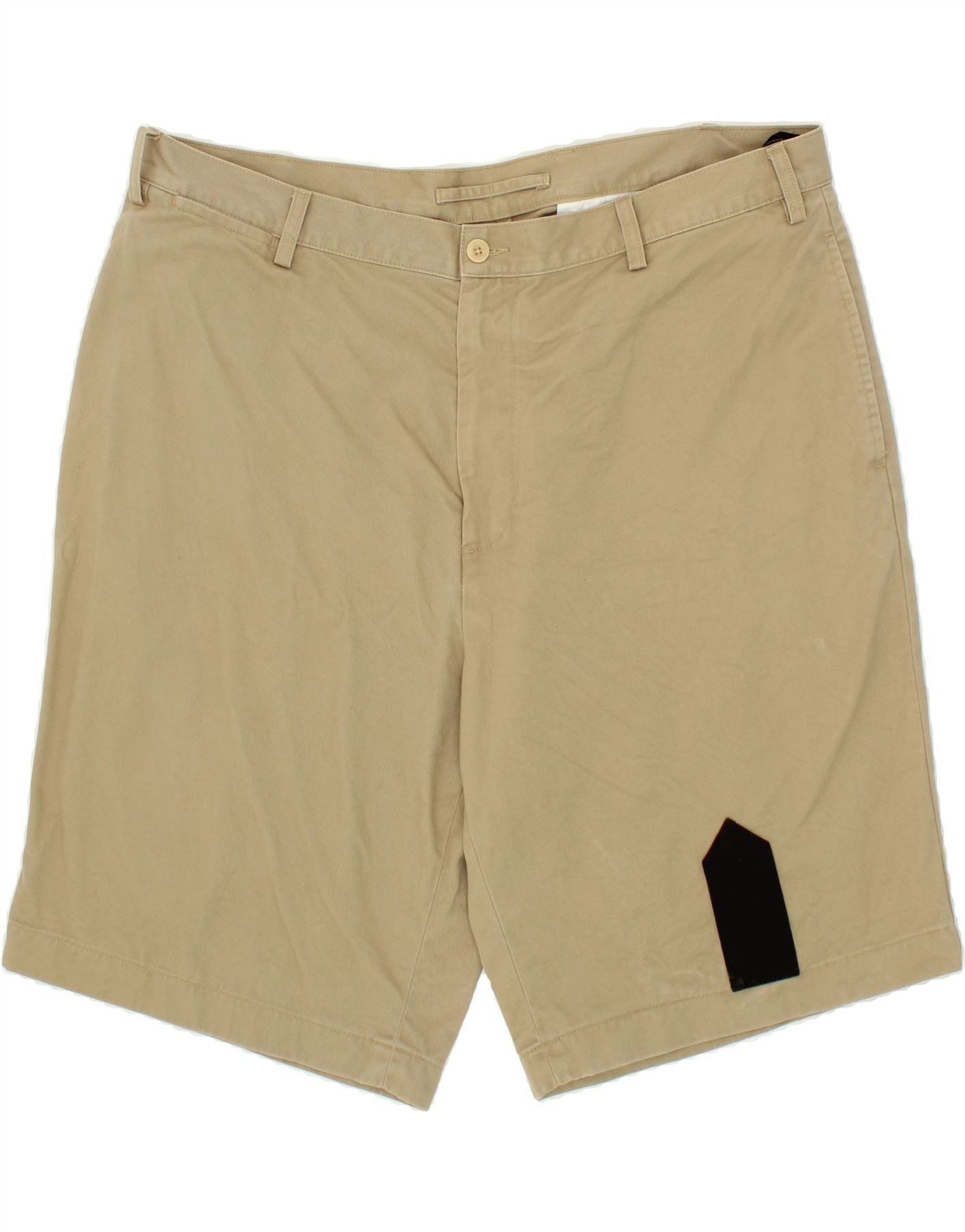 image of NAUTICA Mens Clipper Relaxed Fit Chino Shorts W42 2XL Beige Cotton