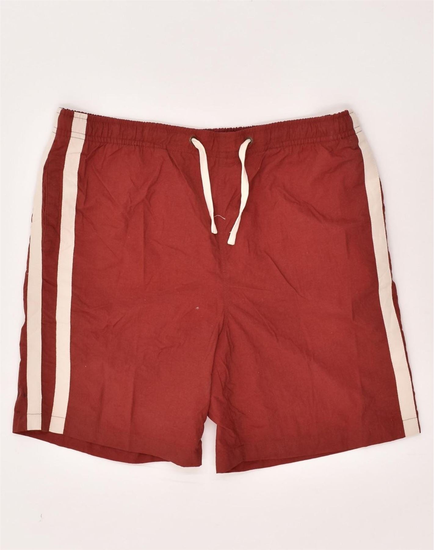 image of TIMBERLAND Mens Sport Shorts Large Maroon Nylon