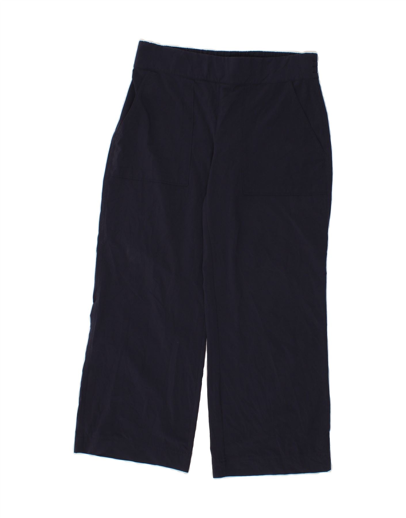 Image of ATHLETA Womens Straight Chino Trousers US 8 Medium W30 L26 Navy Blue