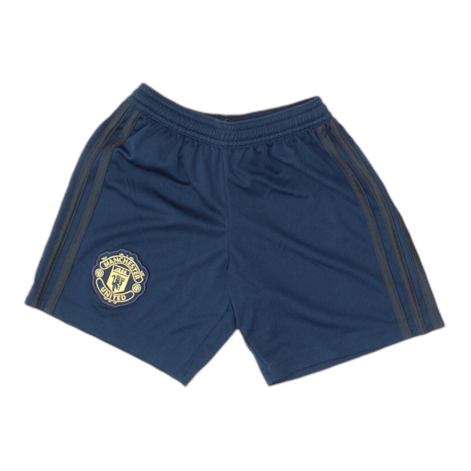 image of Manchester United Kids Navy Adidas Shorts | Premier League Football Sportswear