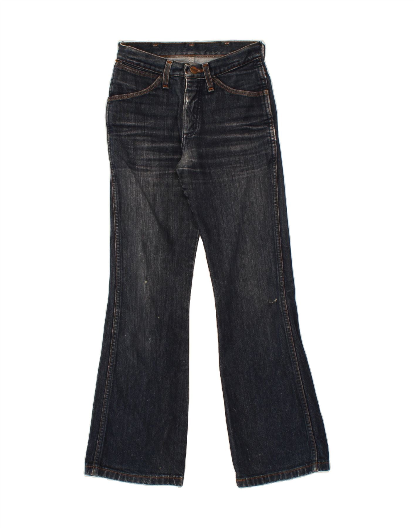 image of WRANGLER Womens Bootcut Jeans W26 L29  Navy Blue