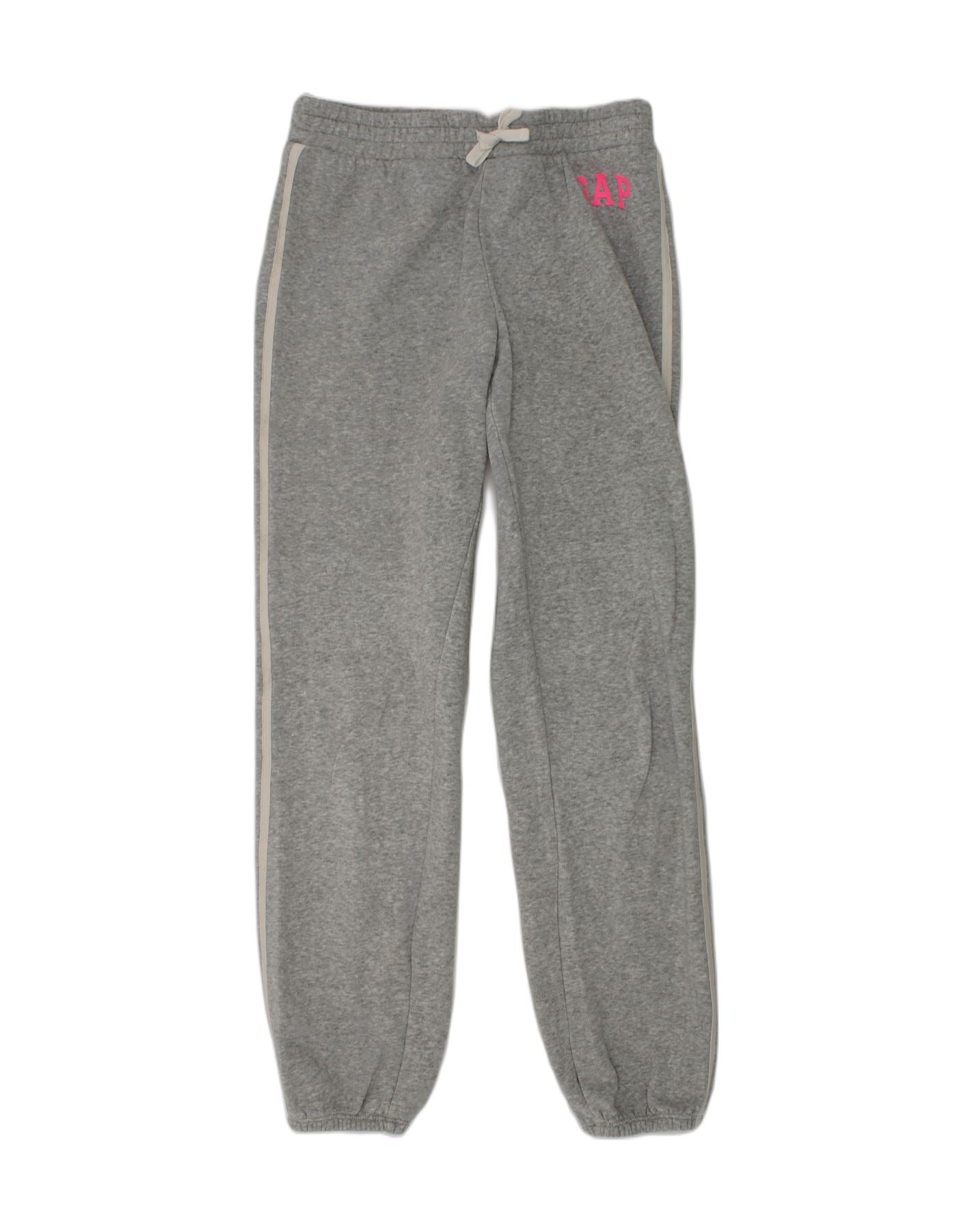 image of GAP Girls Tracksuit Trousers Joggers 14-15 Years 2XL Grey Cotton