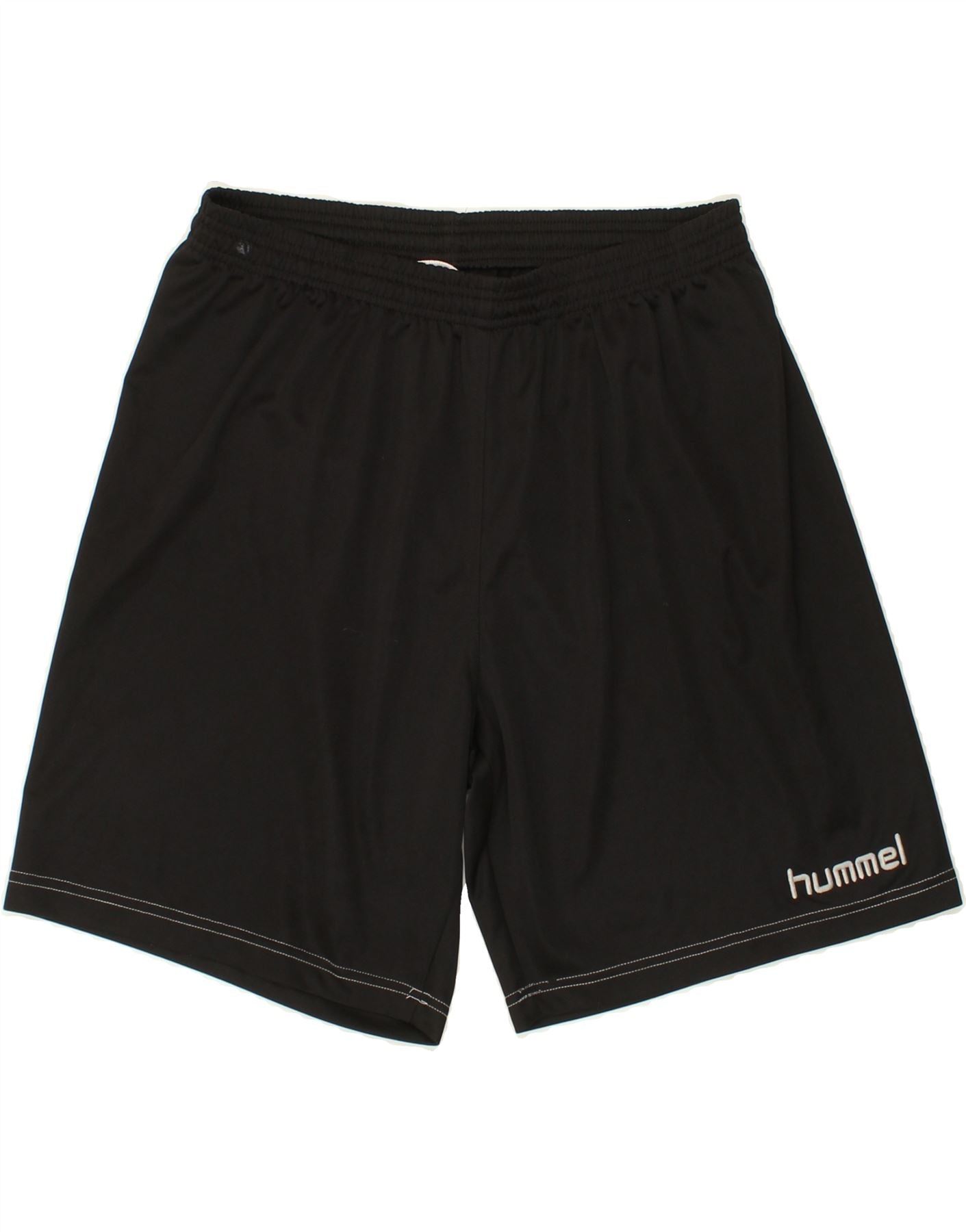 Image of HUMMEL Mens Graphic Sport Shorts Medium Black Polyester