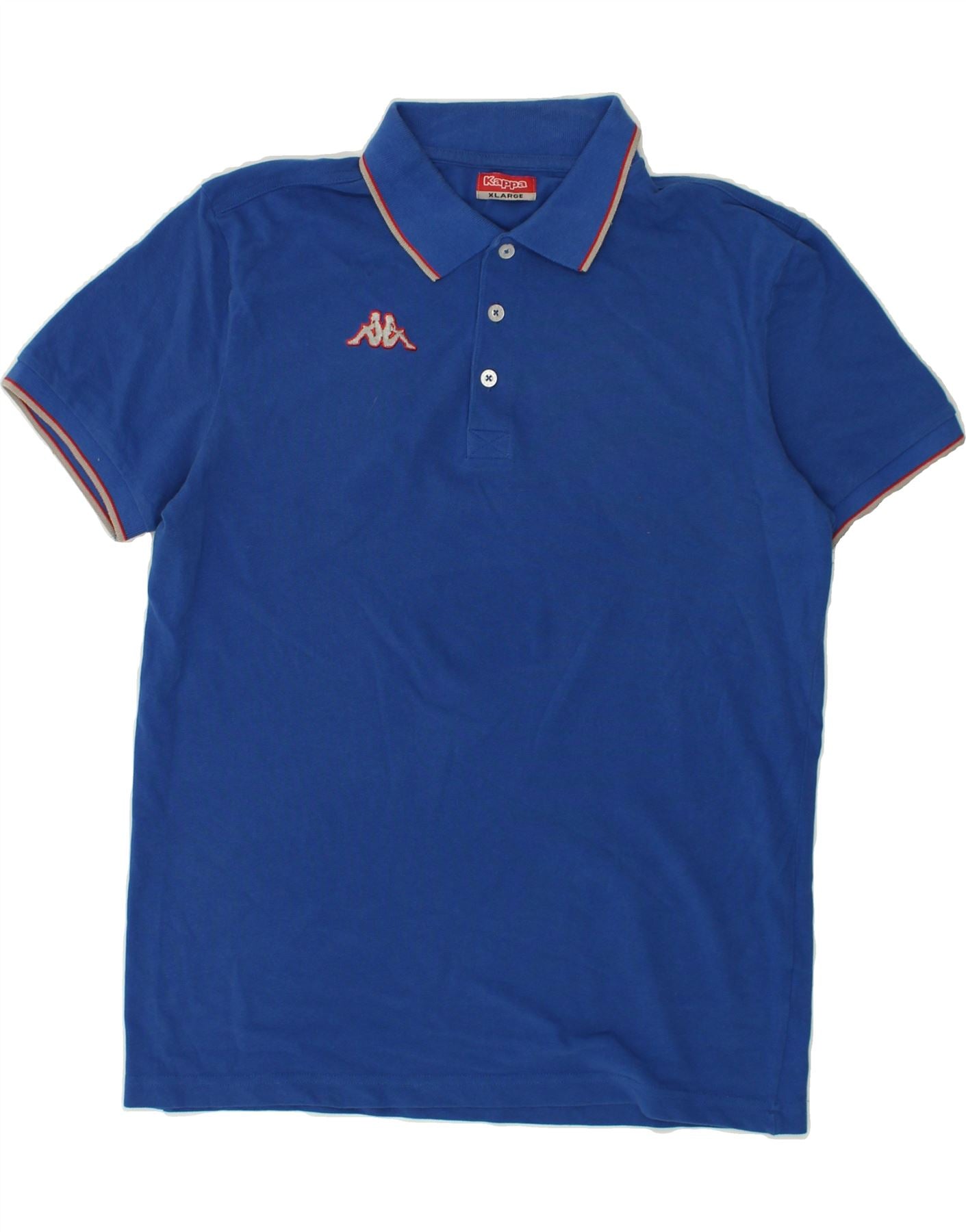 Image of KAPPA Mens Polo Shirt Large Blue