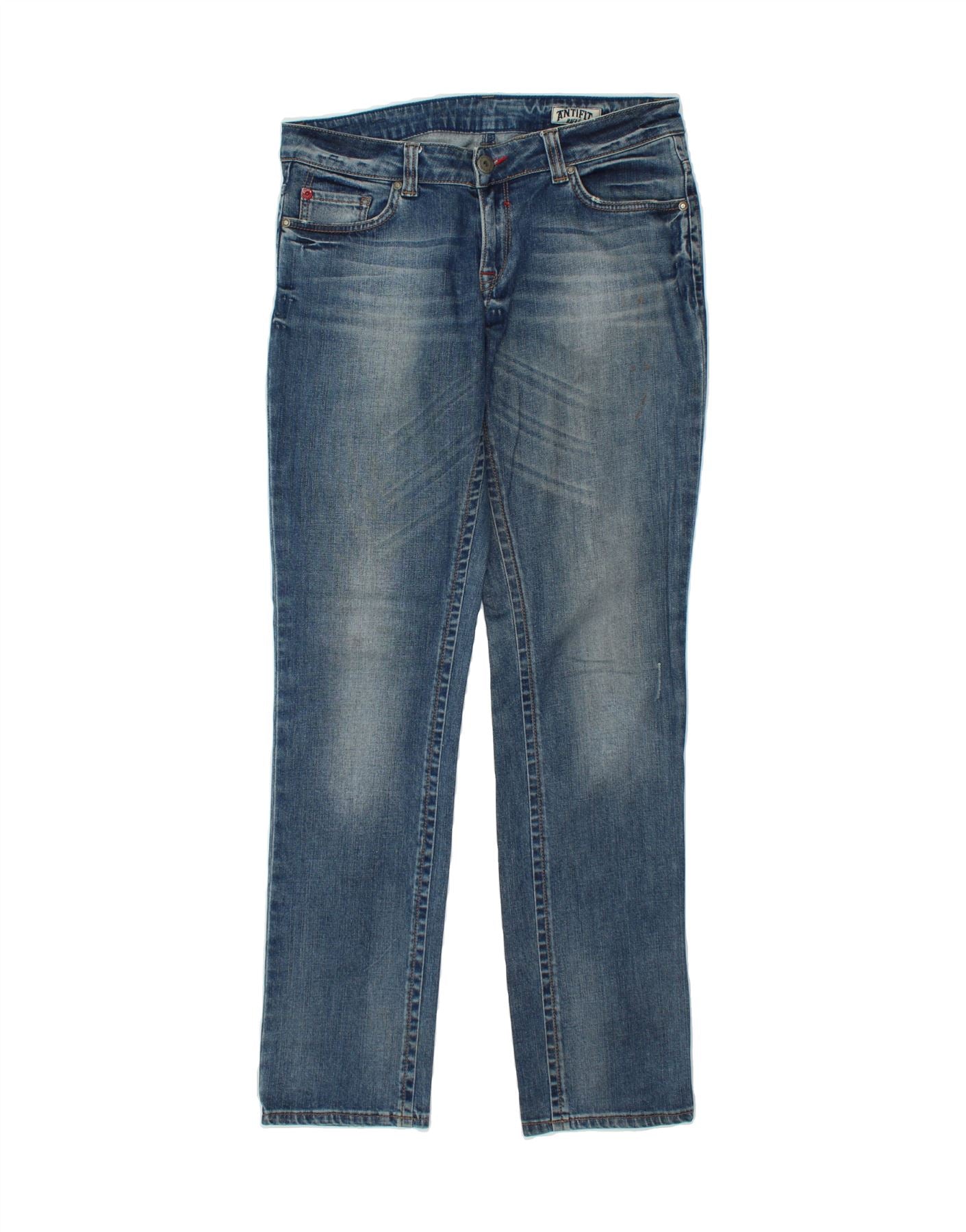 image of RIFLE Womens Slim Jeans W31 L34  Blue Cotton