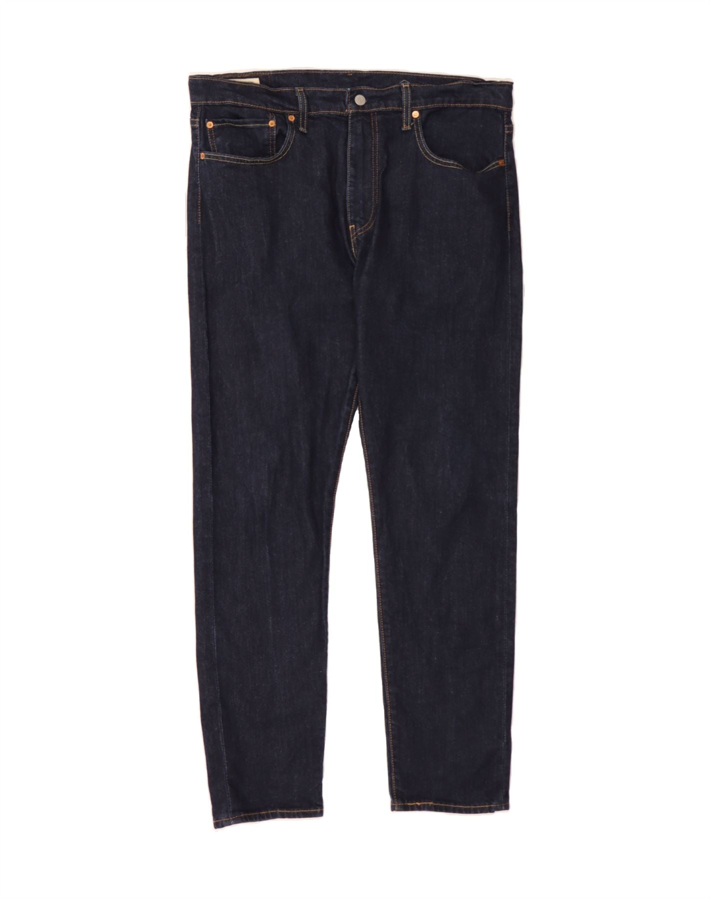 image of LEVI'S Womens 512 Slim Tapered Jeans W36 L32  Navy Blue Cotton