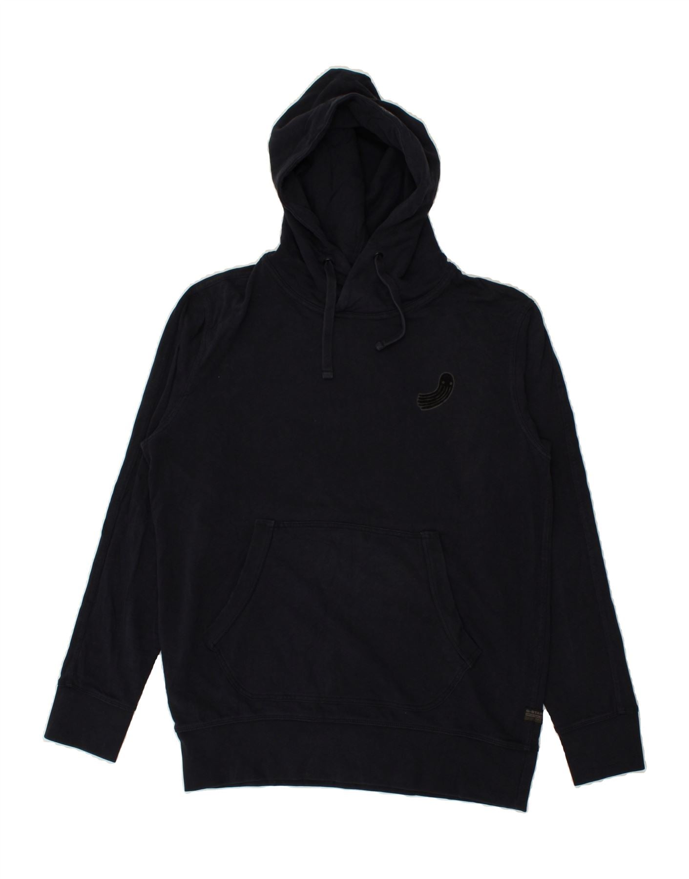 Image of G-STAR Mens Hoodie Jumper Medium Navy Blue Cotton