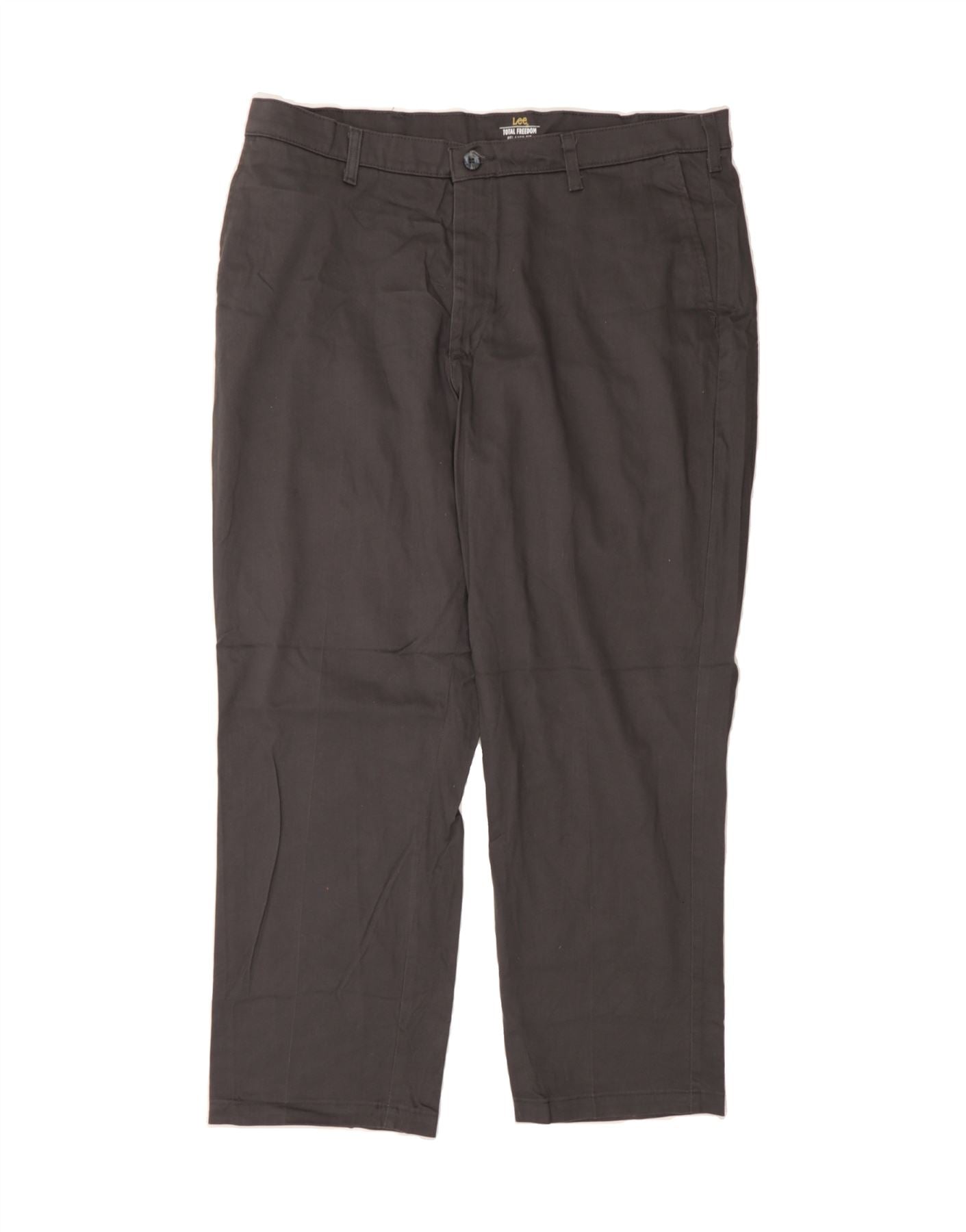 image of LEE Mens Relaxed Fit Chino Trousers W40 L30 Grey
