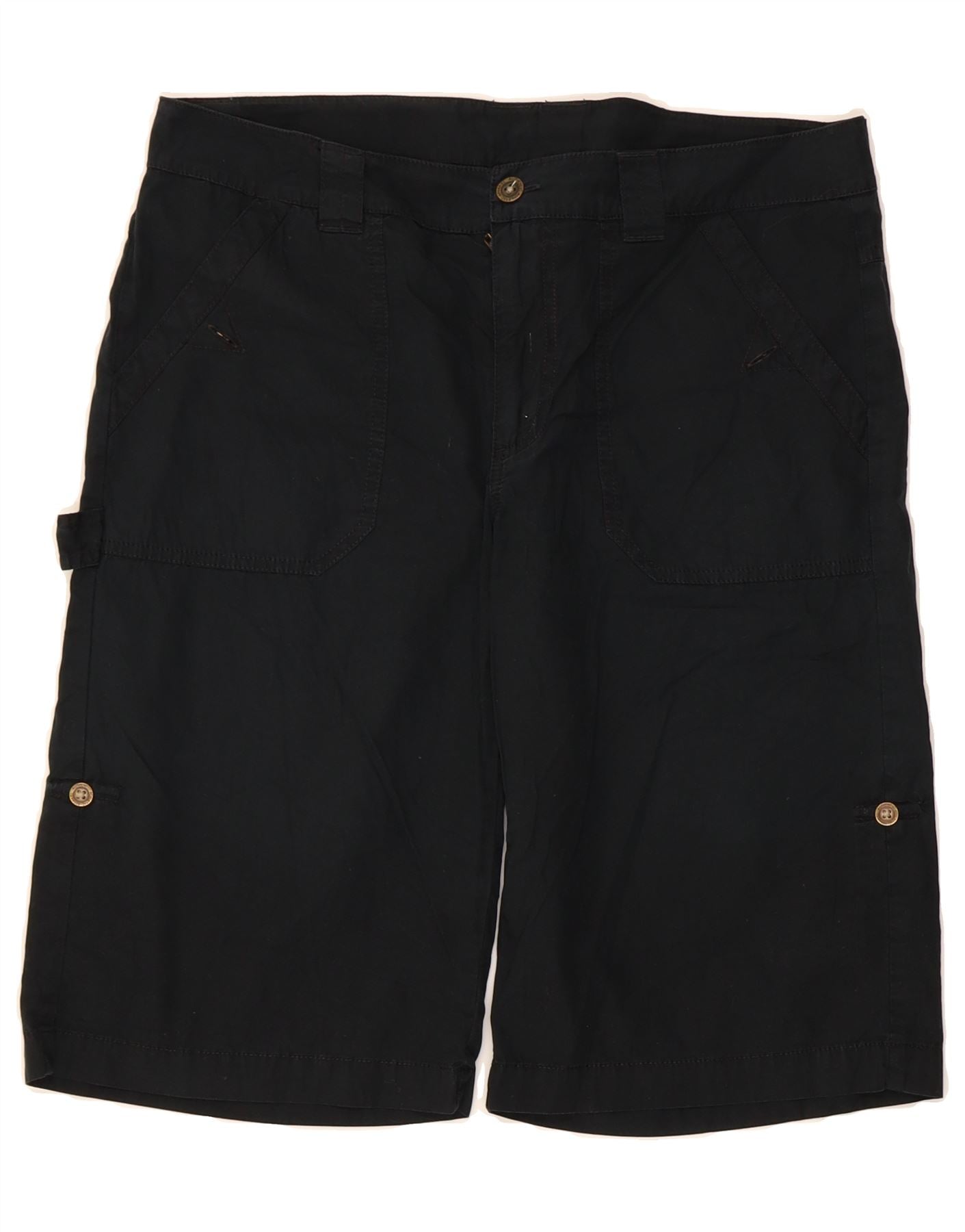 image of CHAMPION Womens Casual Shorts Large W34  Black Cotton