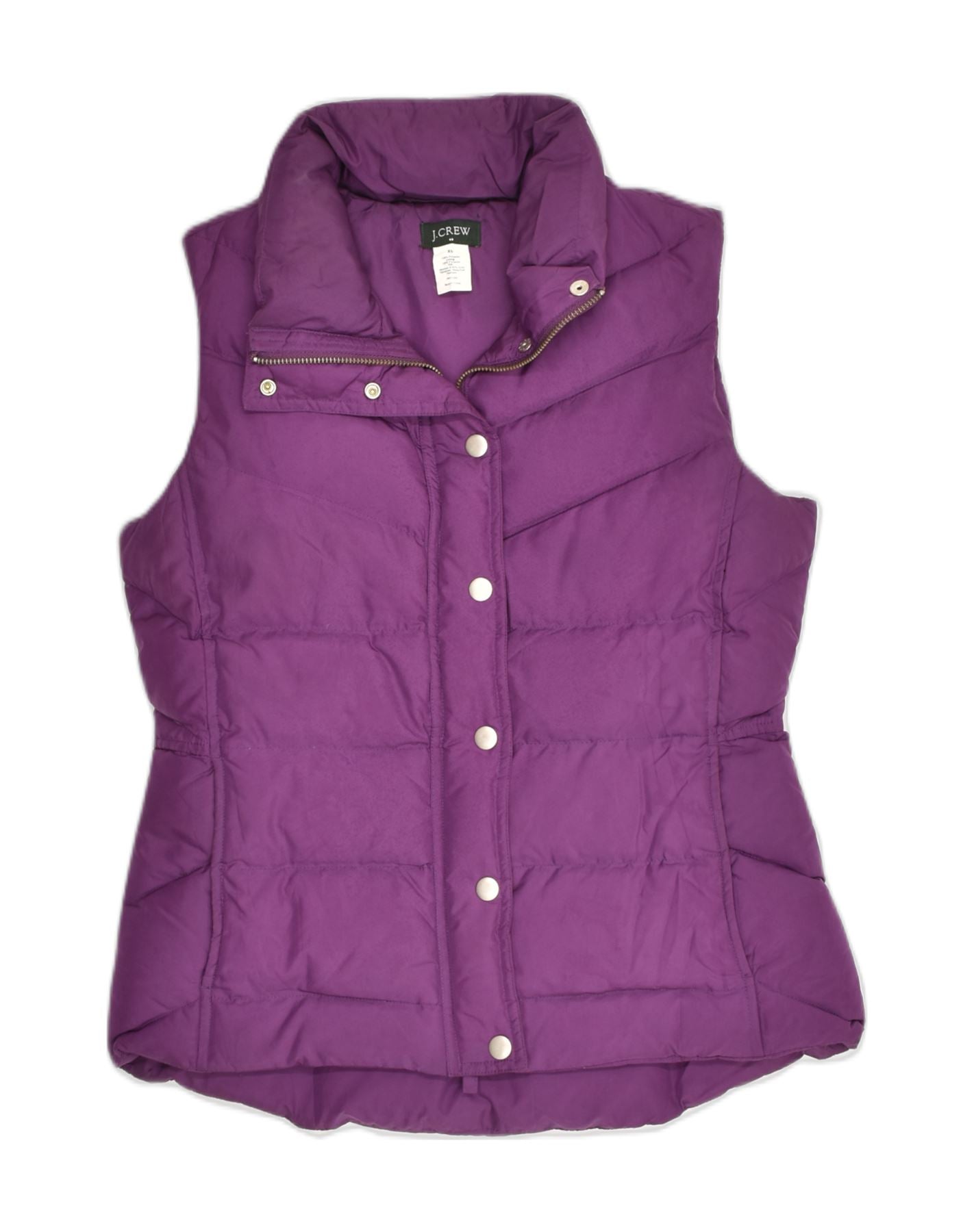 image of J. CREW Womens Padded Gilet UK 6 XS  Purple Polyester