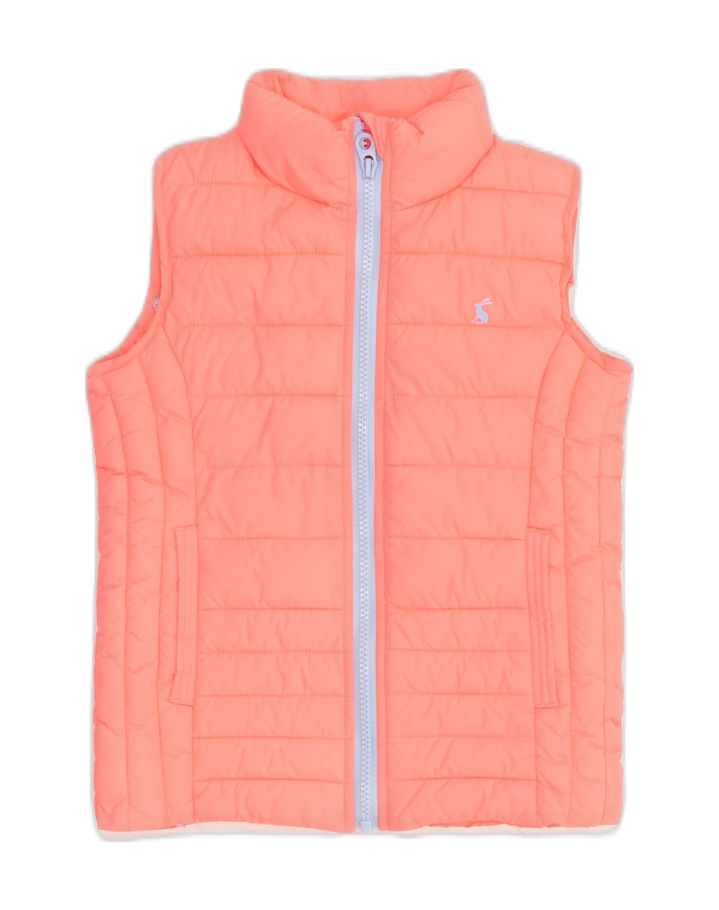 image of JOULES Girls Padded Gilet 5-6 Years Pink Polyamide