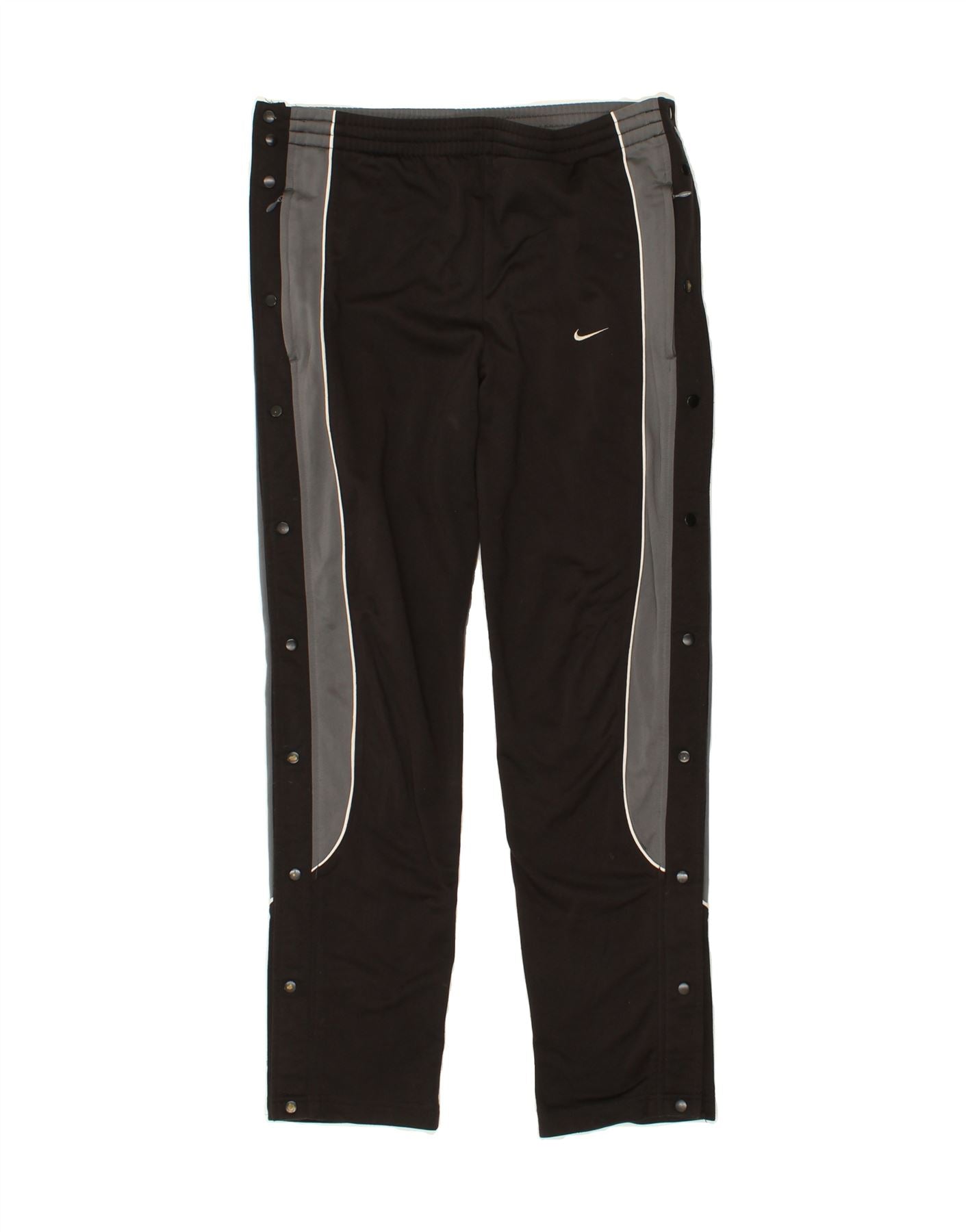 image of NIKE Mens Graphic Tracksuit Trousers XS Black Colourblock Polyester