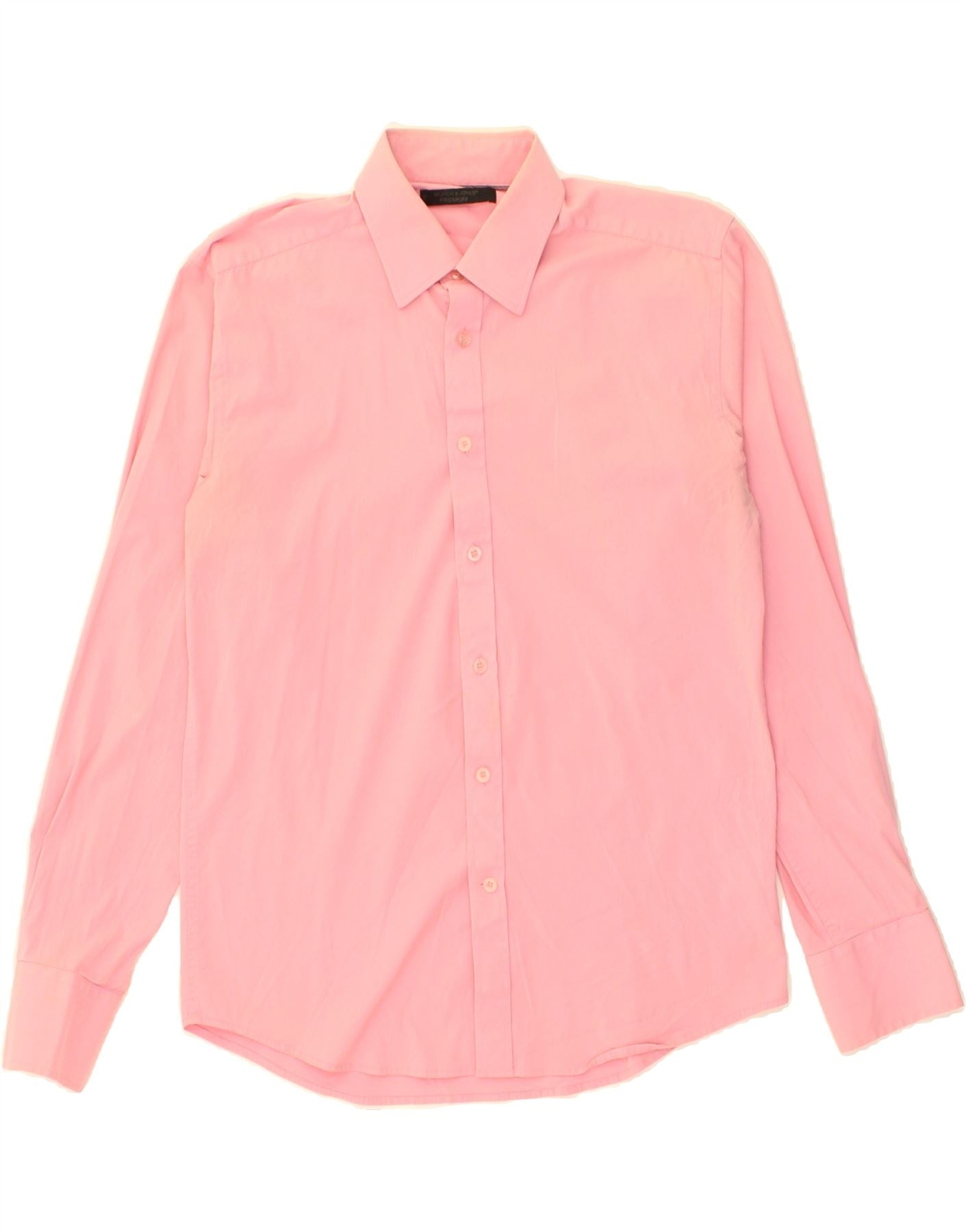 image of JACK & JONES Mens Shirt Medium Pink Cotton