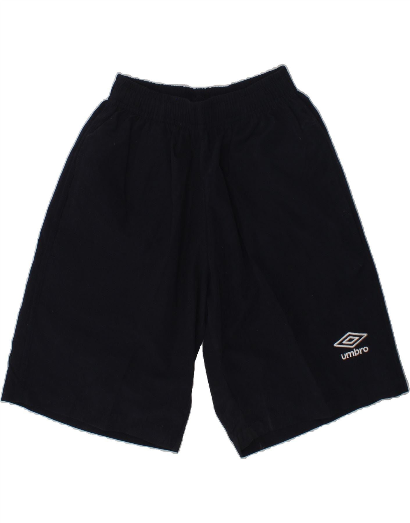 image of UMBRO Boys Graphic Bermuda Sport Shorts 7-8 Years 3XS Navy Blue Polyester