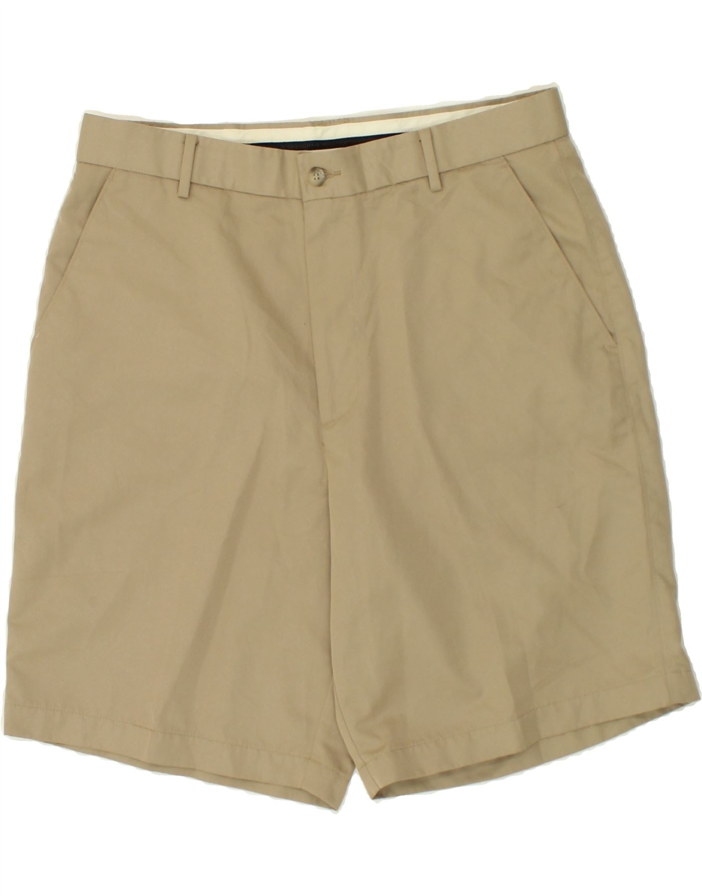 image of DOCKERS Mens Golf Chino Shorts W34 Large  Beige Polyester