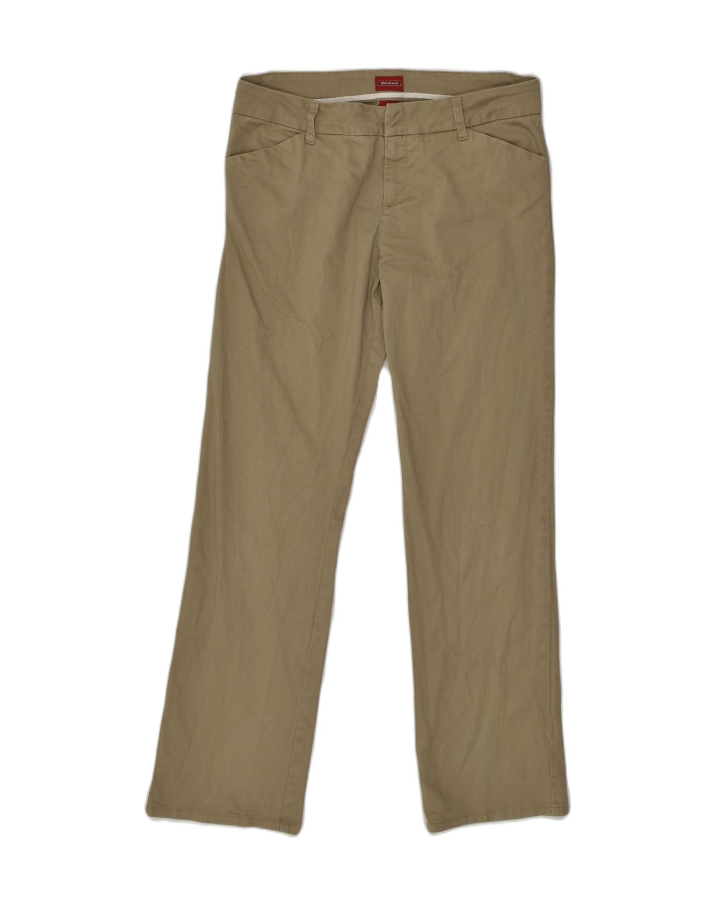 image of DOCKERS Womens Straight Casual Trousers US 15 XL W34 L32 Beige Cotton