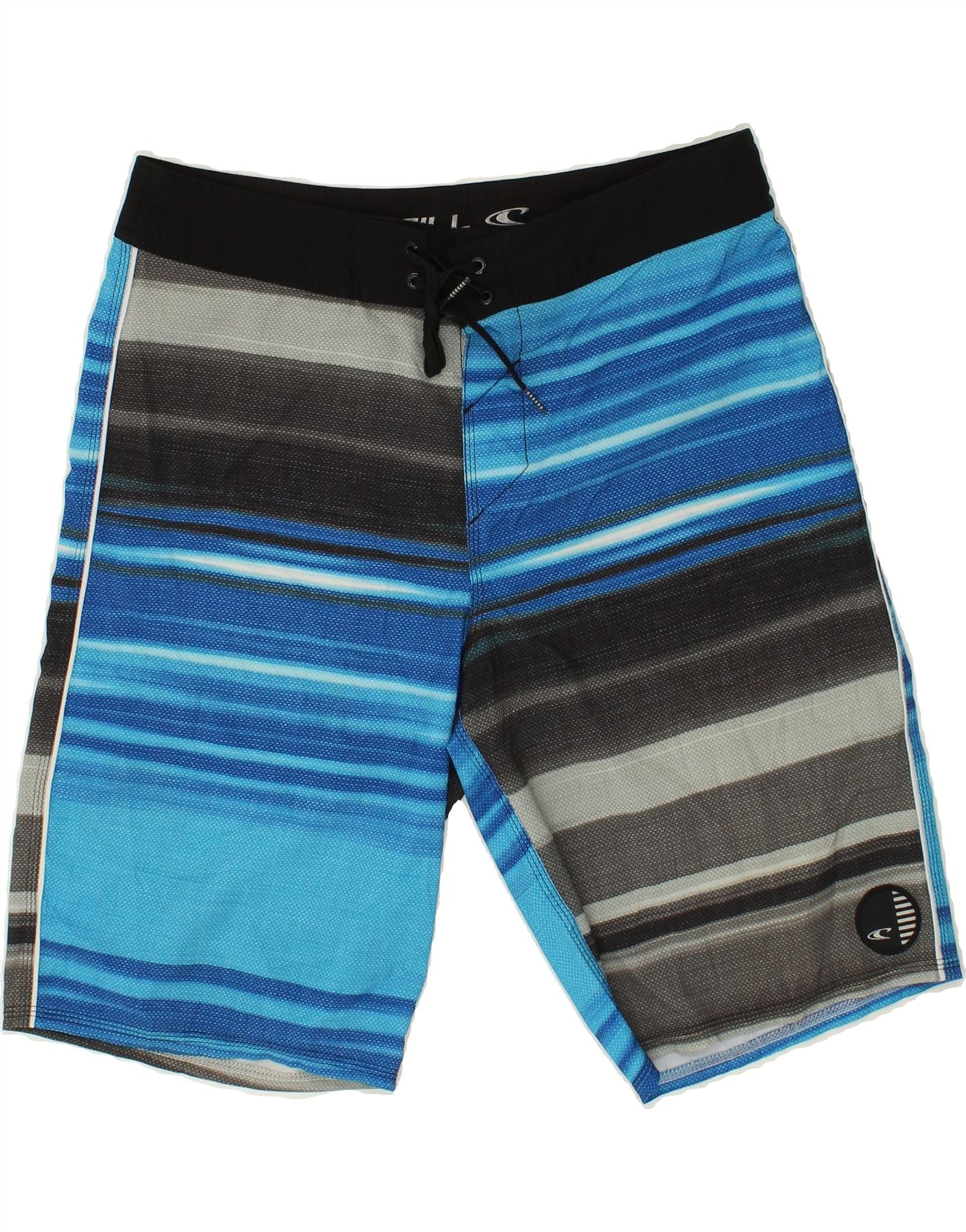 Image of O'NEILL Mens Swimming Shorts Medium Blue Colourblock Polyester