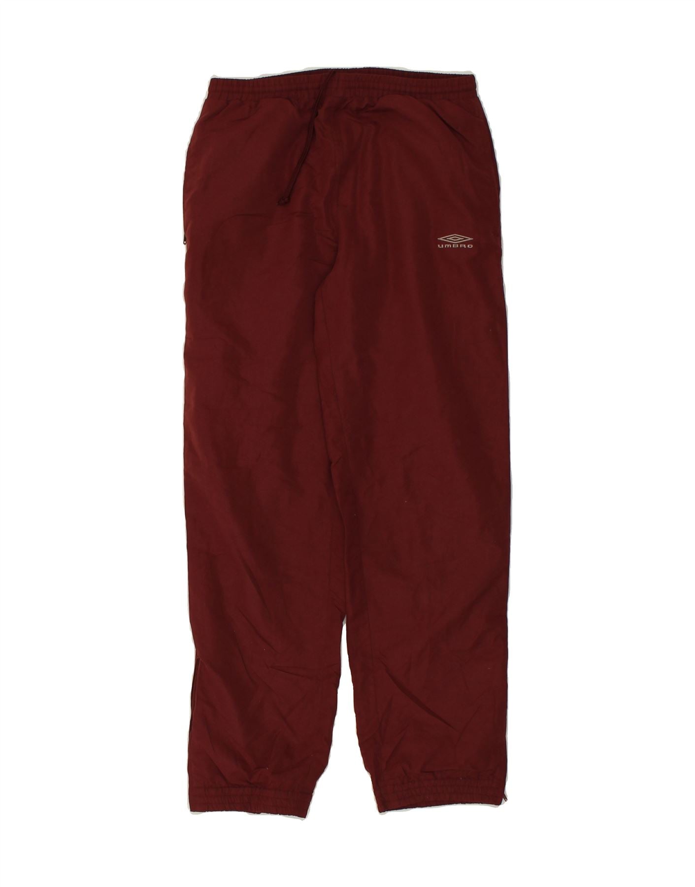 Image of UMBRO Mens Tracksuit Trousers Joggers Medium Maroon