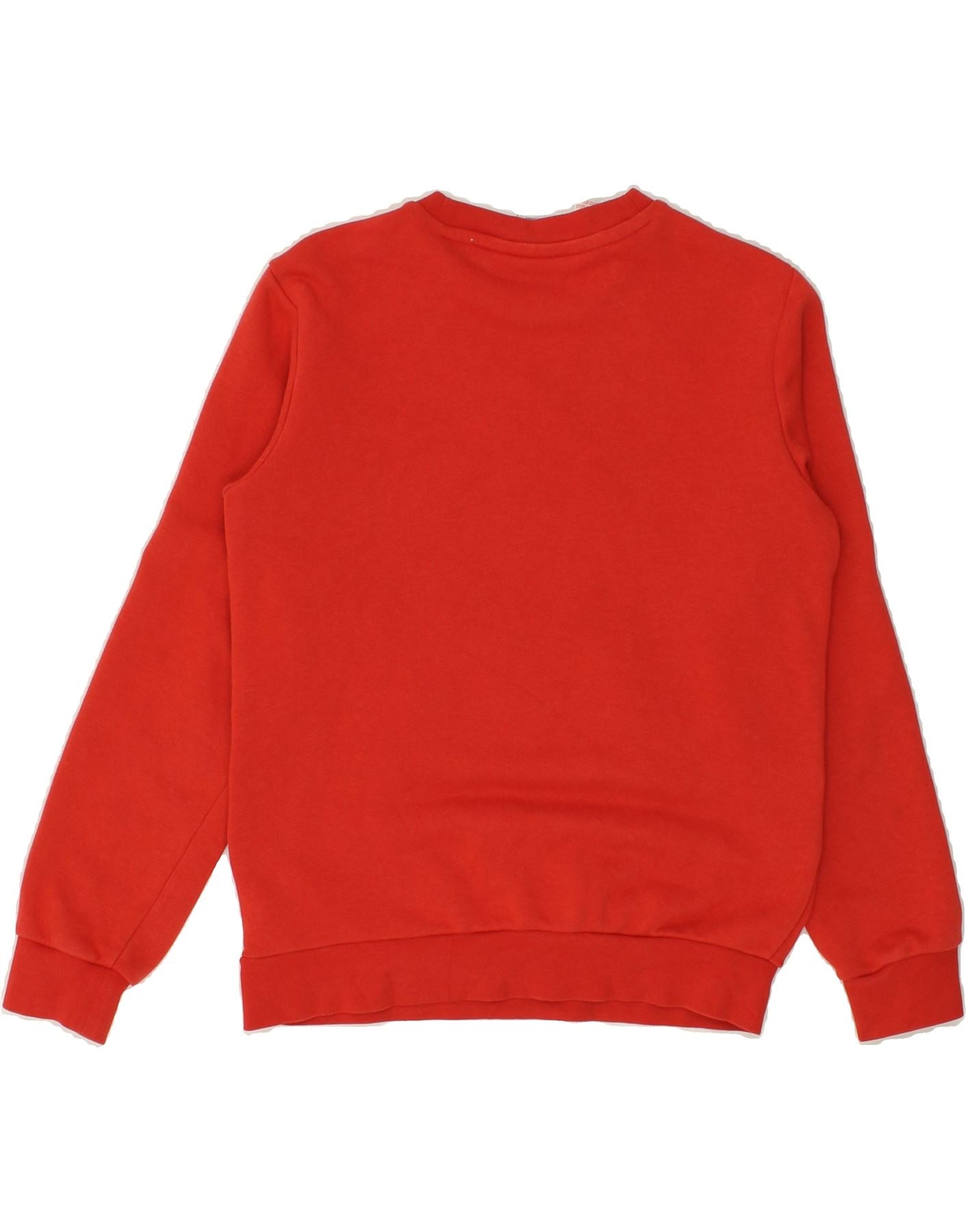 ADIDAS Boys Graphic Sweatshirt Jumper 11-12 Years Red Cotton