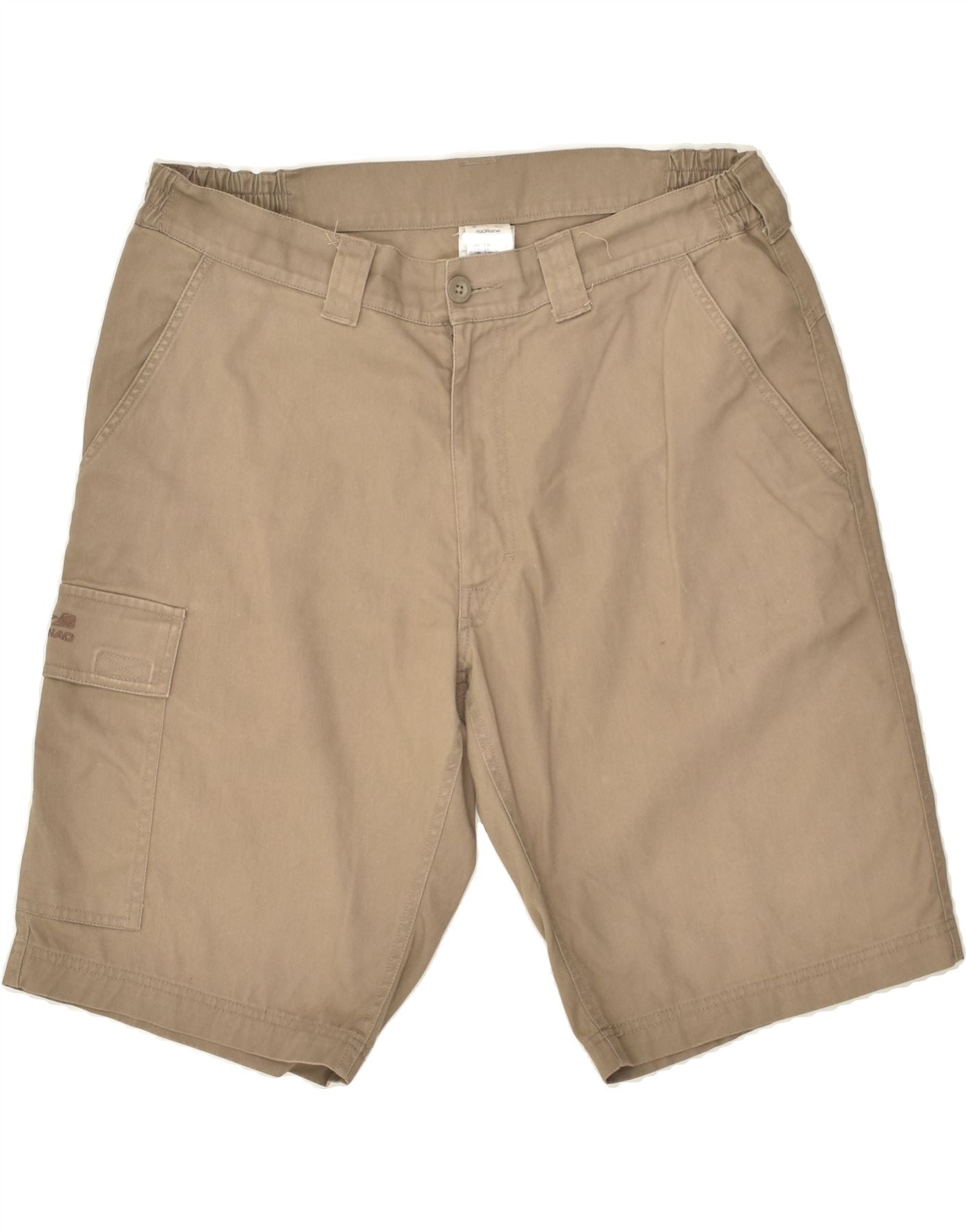 Image of VINTAGE Mens Cargo Shorts XL W38 Beige Cotton