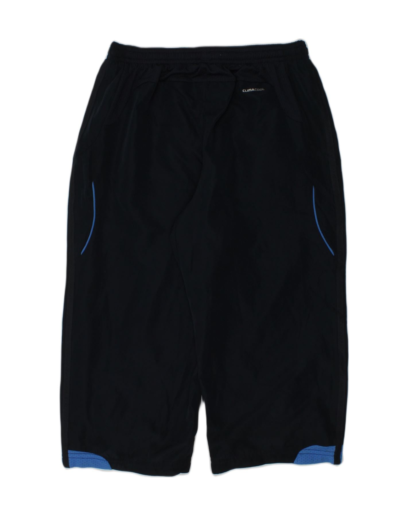 ADIDAS Boys Climacool Bermuda Sport Shorts 13-14 Years Navy Blue Polyester