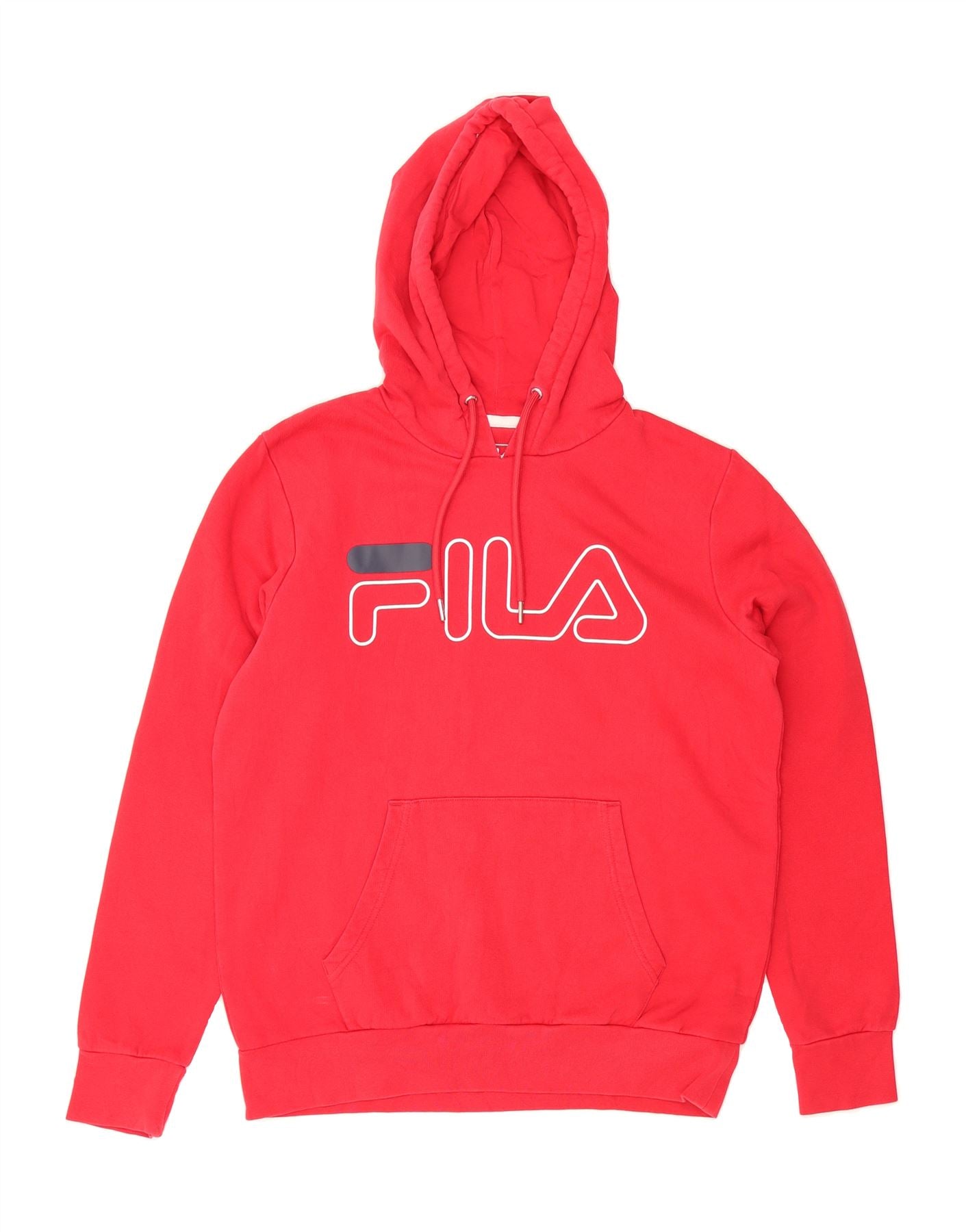 image of FILA Mens Graphic Hoodie Jumper XS Red