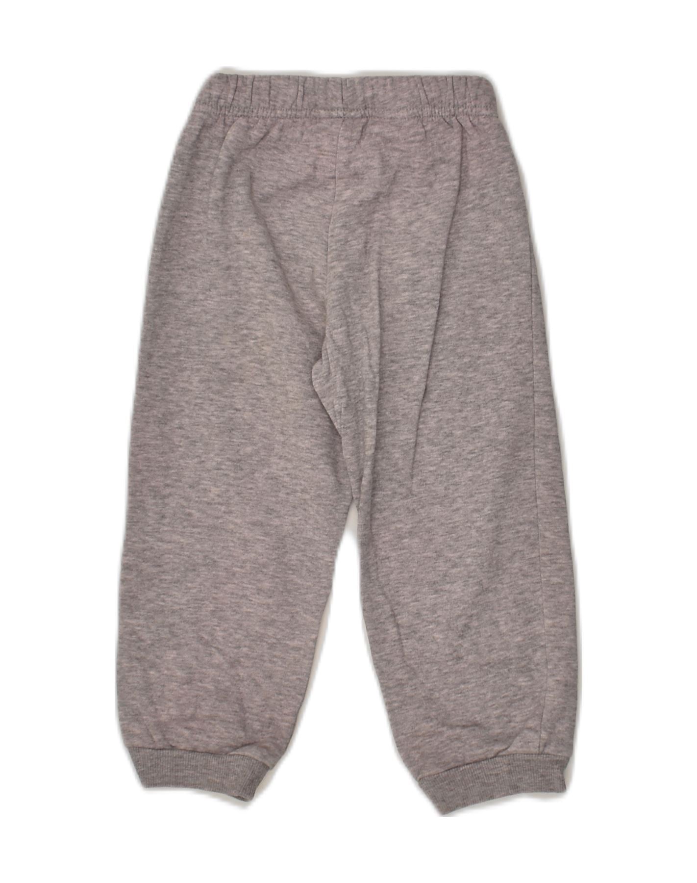 ADIDAS Baby Boys Tracksuit Trousers 18-24 Months Grey Cotton