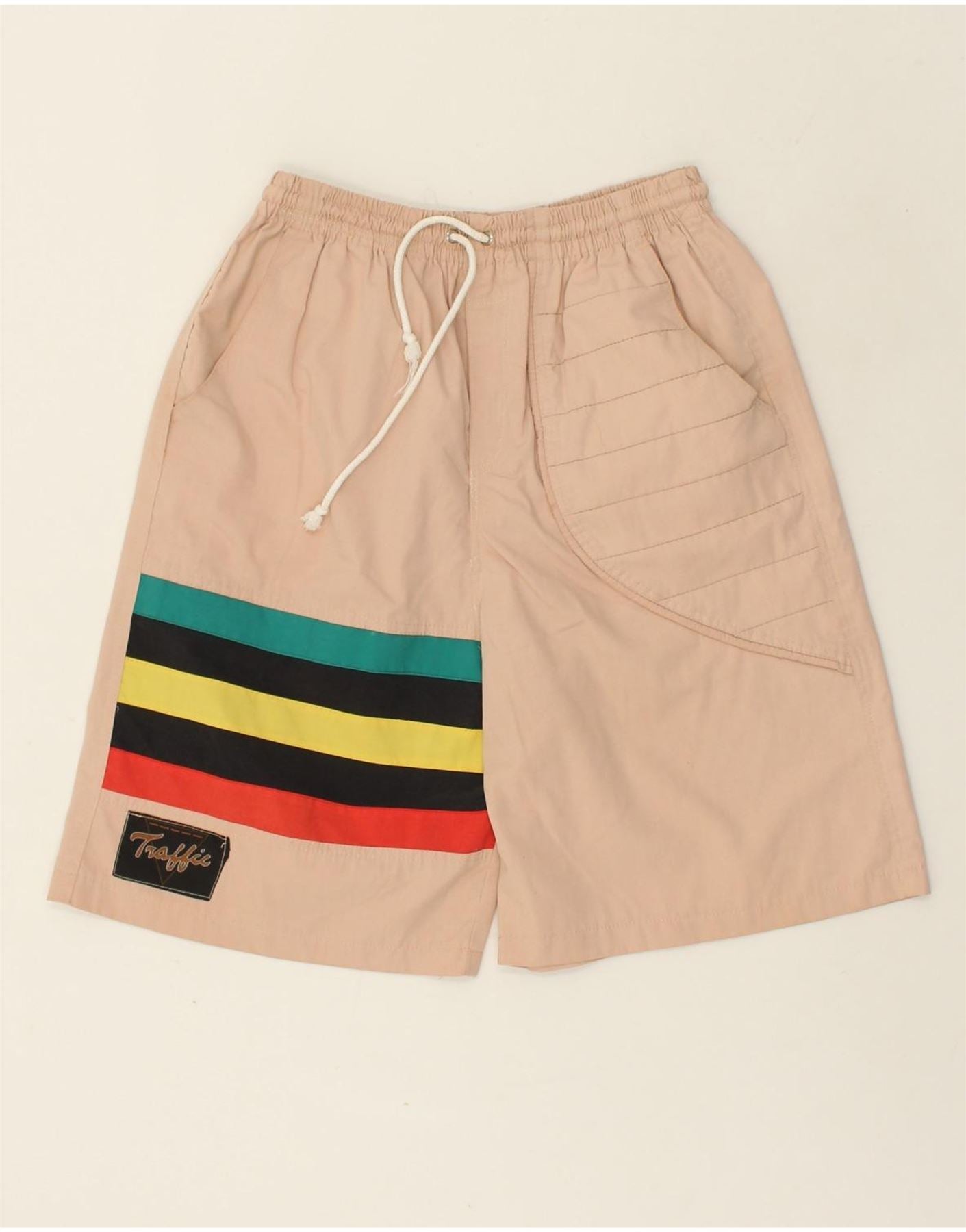 Image of VINTAGE Mens Sport Shorts W28 Small Beige