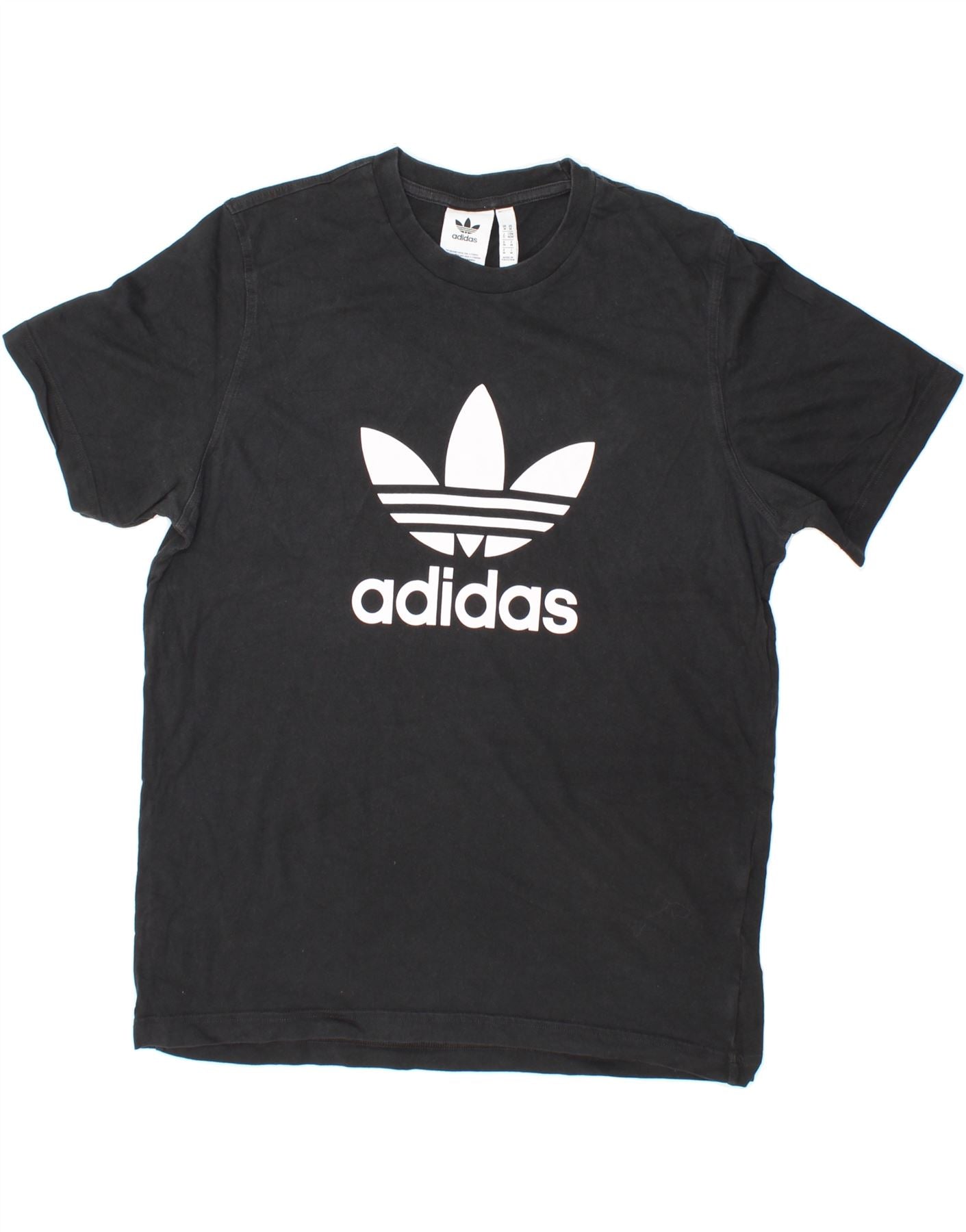 image of ADIDAS Mens Graphic T-Shirt Top Medium Black
