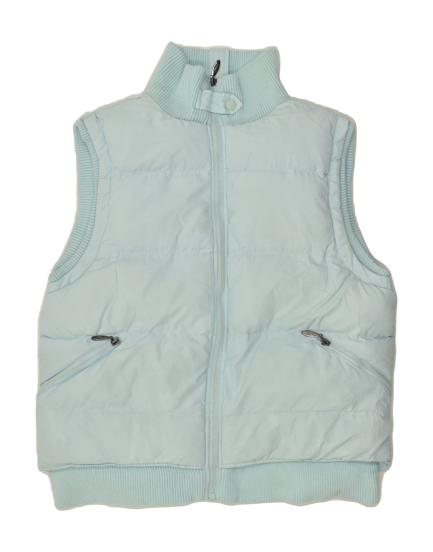 image of JOULES Womens Padded Gilet UK 16 Large Blue